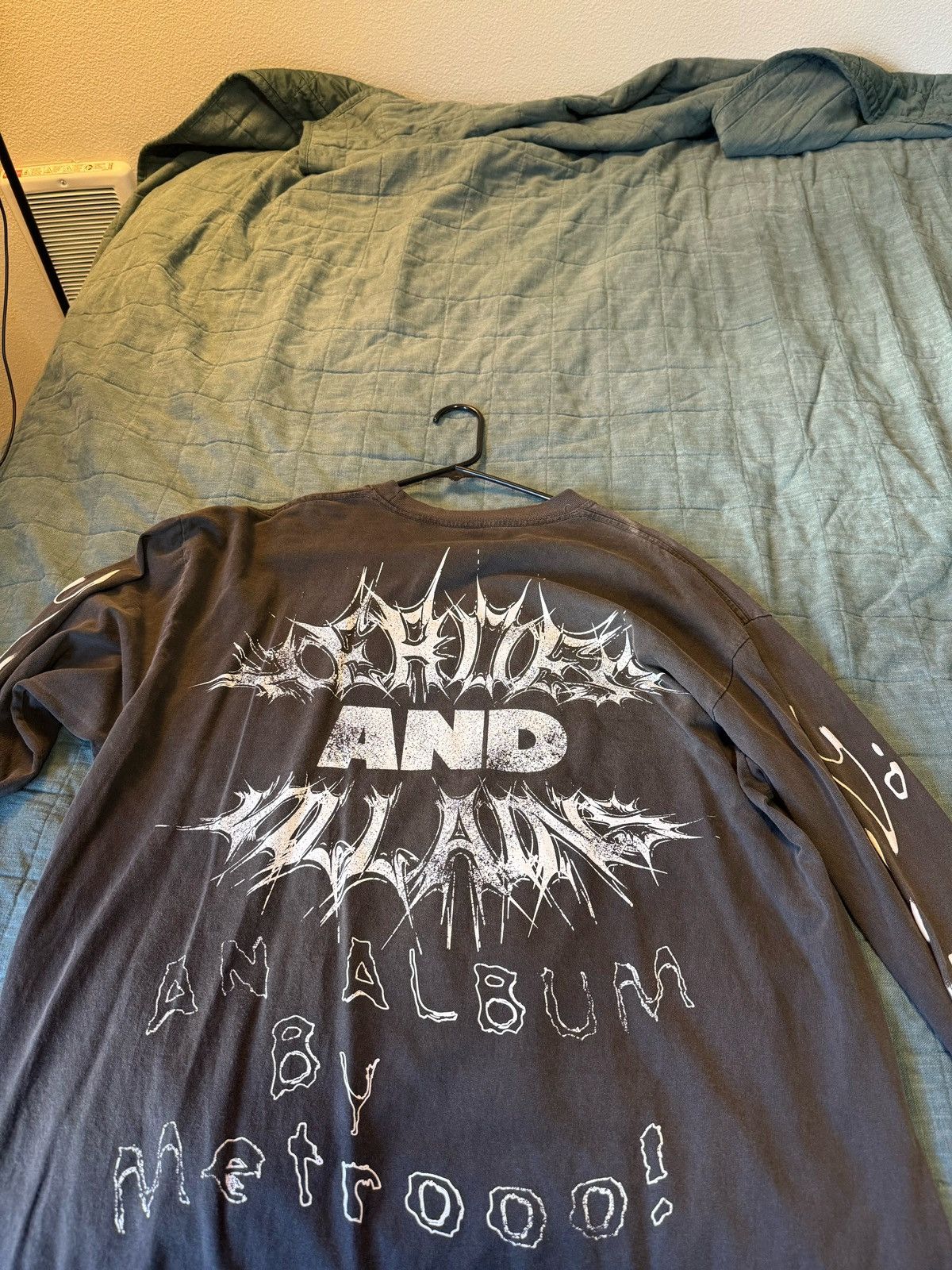 Metro Boomin HEROES AND VILLAINS LONGSLEEVE XL | Grailed