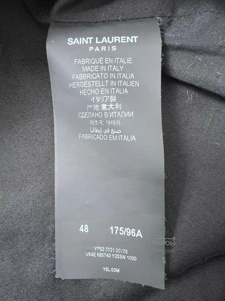 Saint Laurent Paris Saint Laurent Paris Floral Printed Collarless Sleeveless D Size US M / EU 48-50 / 2 - 5 Thumbnail