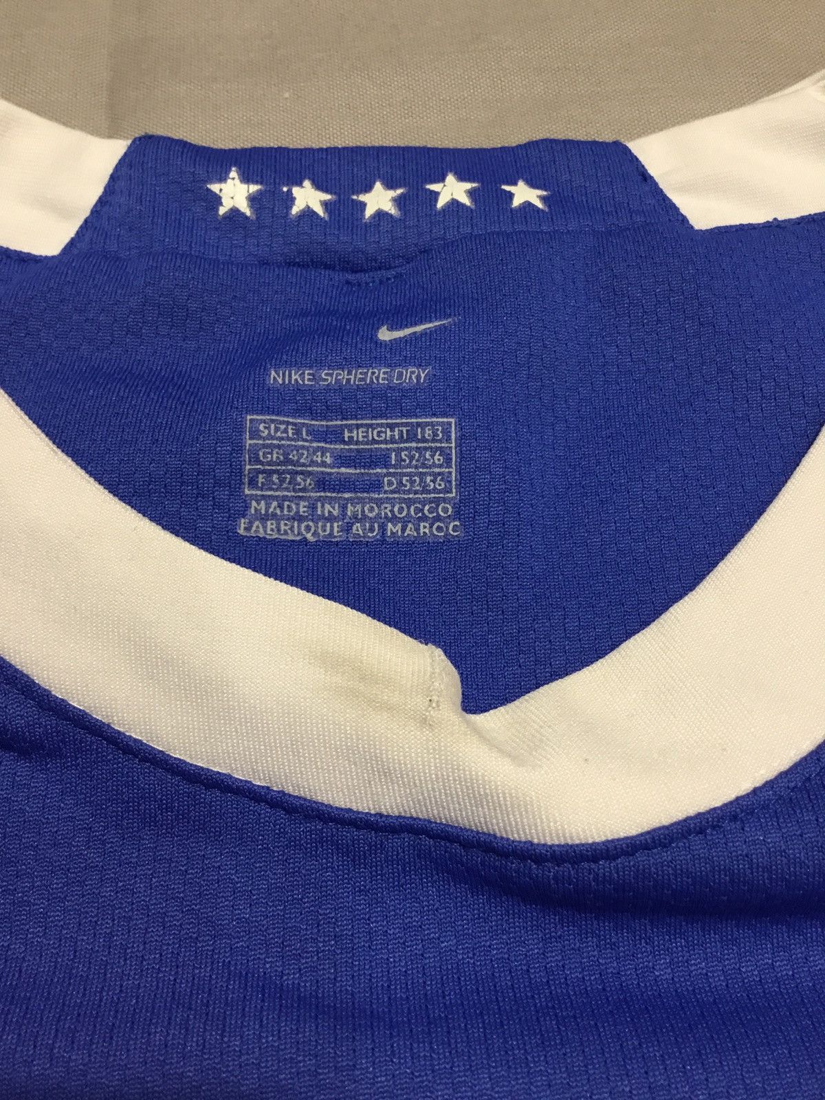Nike 2004/2005 BRAZIL RARE NIKE SOCCER JERSEY FOOTBALL SHIRT Size US L / EU 52-54 / 3 - 6 Thumbnail