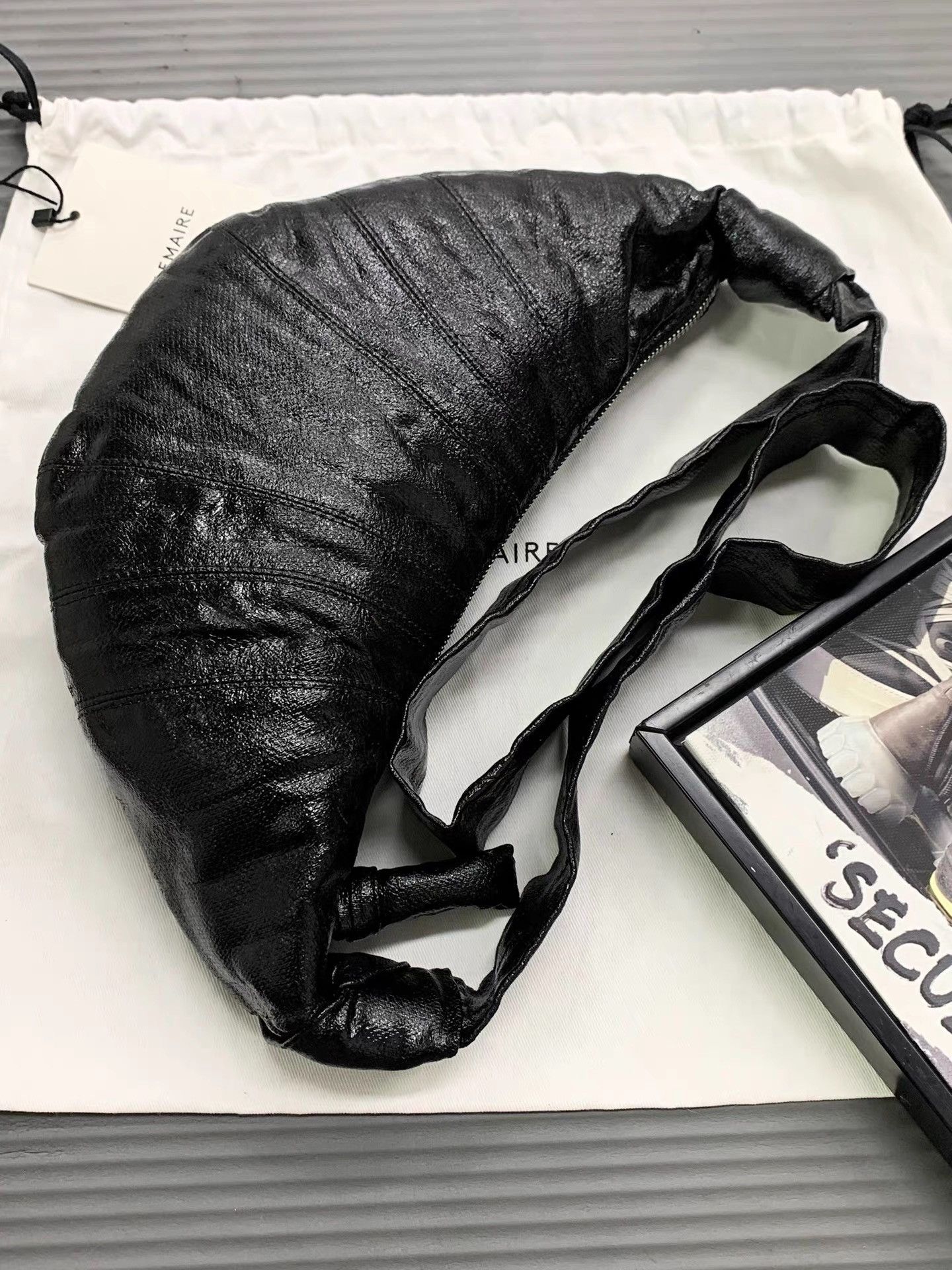 Lemaire Lemaire Small Black Croissant Bag K34 Size ONE SIZE - 3 Thumbnail
