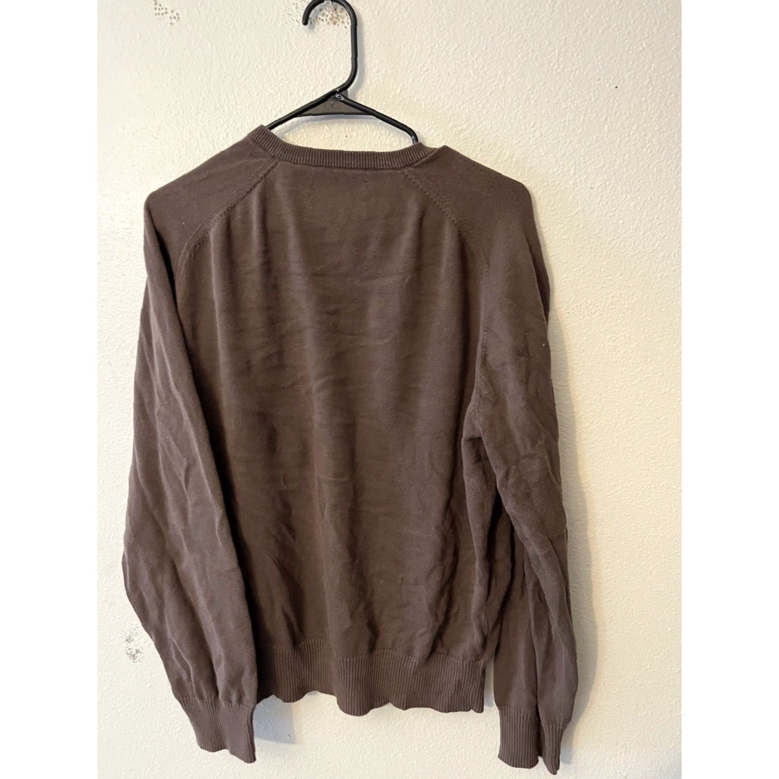 Vintage Penguin Mens Sweater Pullover Crew Knit Cotton Brown XL Classic Golf Casual Business Size US XL / EU 56 / 4 - 3 Thumbnail