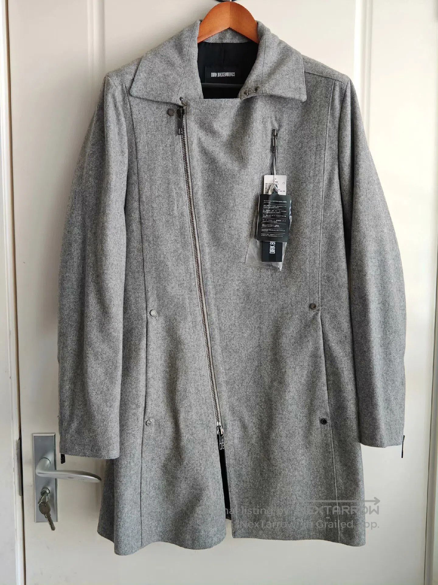 Dirk Bikkembergs Dirk Bikkembergs Black Label Wool Blend Men's Coat. Size US M / EU 48-50 / 2 - 7 Thumbnail