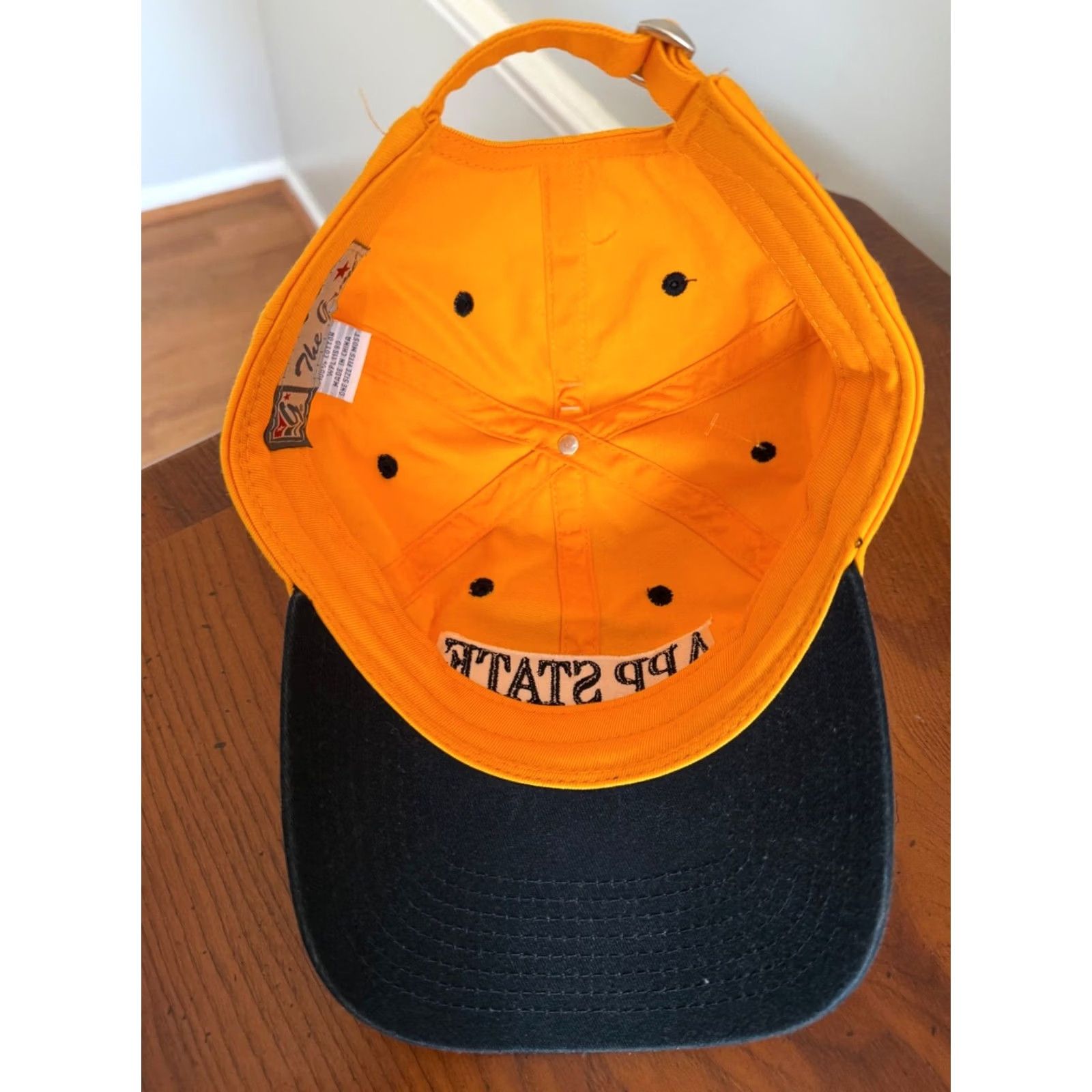 Vintage Appalachian State Mountaineers Lowes Werner Sponsorship Black Baseball Cap Hat Size ONE SIZE - 5 Thumbnail