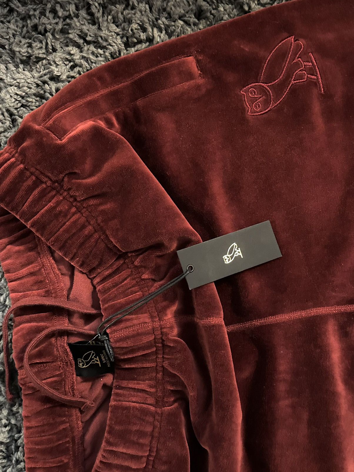 October's Very Own OVO Velvet Sweatpants Heavy Weight Brand New With Tag Large Size US 35 - 3 Thumbnail