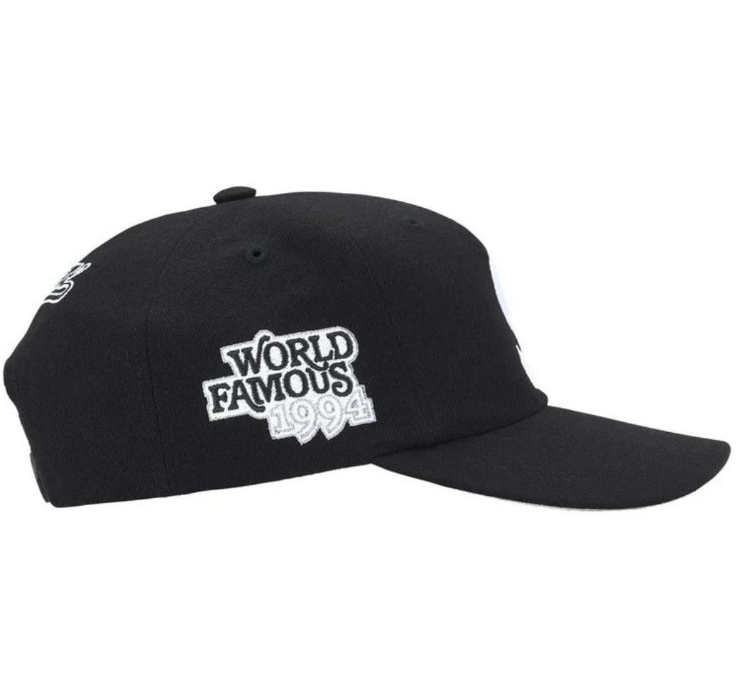 Supreme Supreme World Famous S Logo 6 Panel Black Size ONE SIZE - 5 Thumbnail
