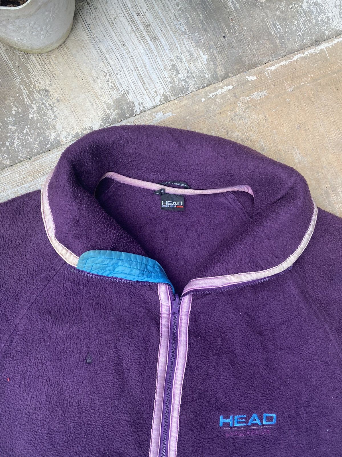Japanese Brand AW HEAD Sport Wear Fleece Jacket Size US L / EU 52-54 / 3 - 4 Thumbnail