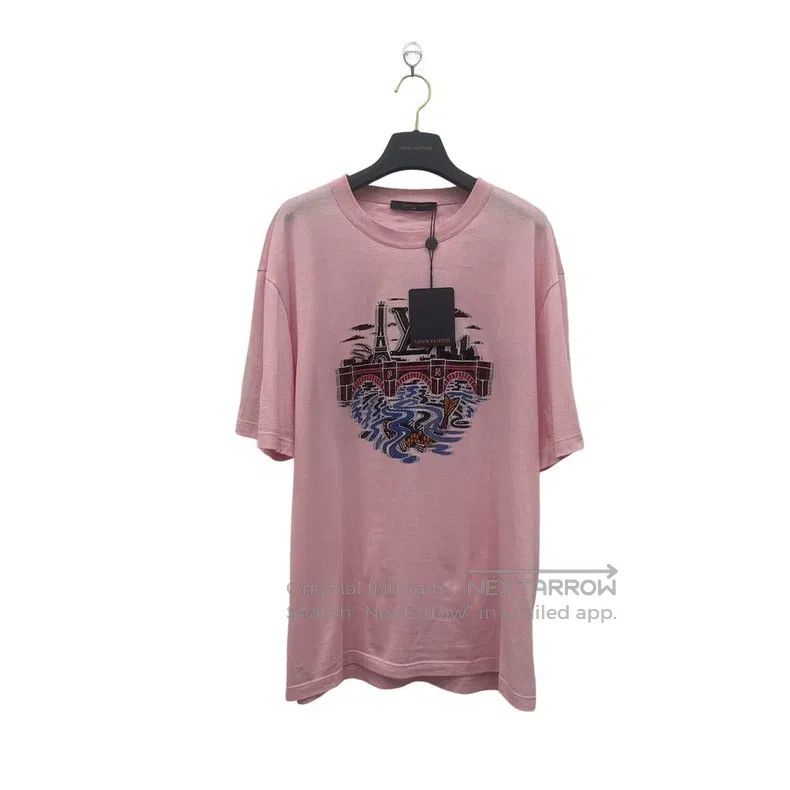 Louis Vuitton Louis Vuitton FW25 Pink City Print Short Sleeve Size US XXL / EU 58 / 5 - 2 Thumbnail