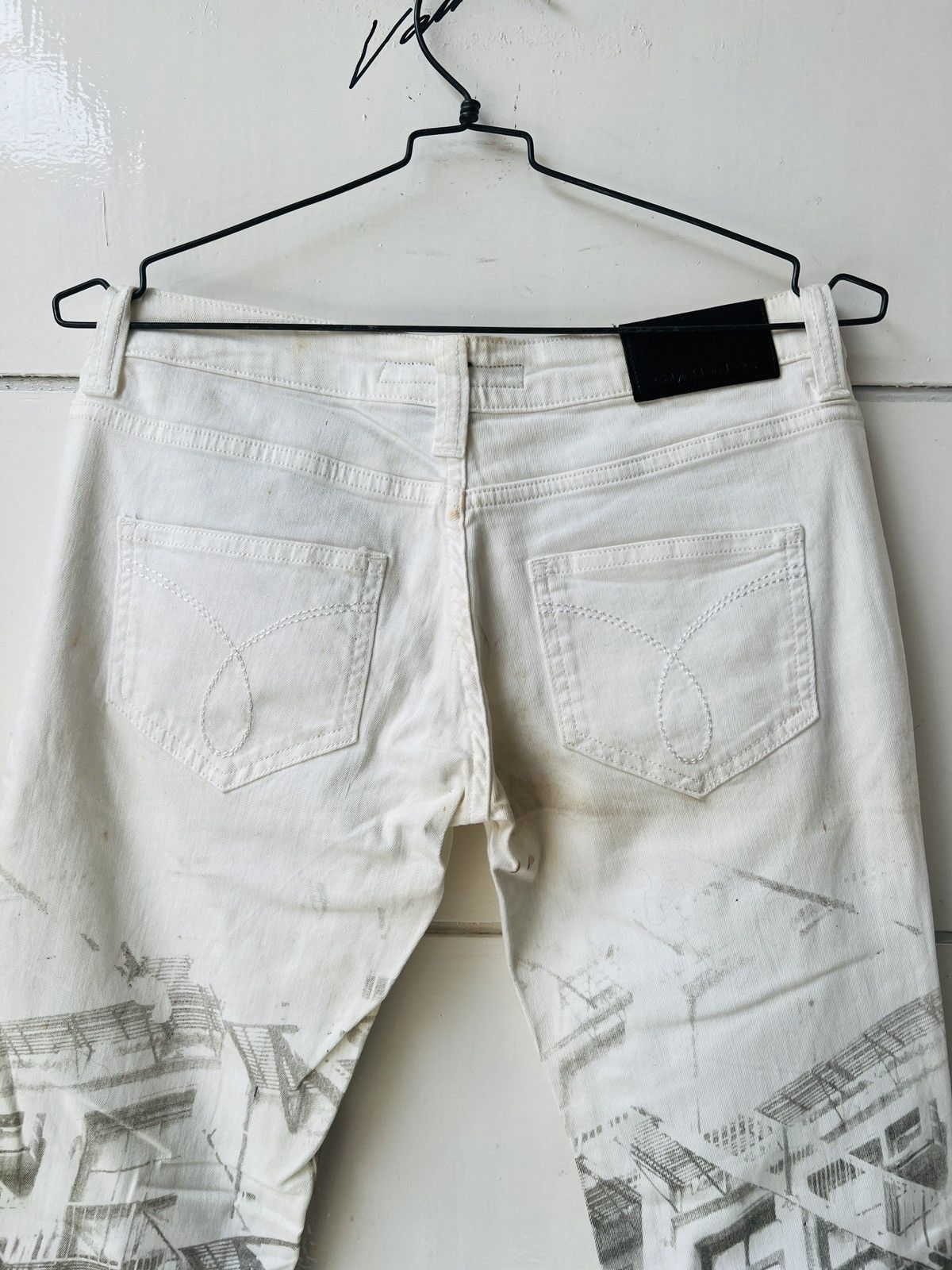 Calvin Klein Calvin Klein Raf Simons Printed Jeans Size US 28 / EU 44 - 10 Thumbnail