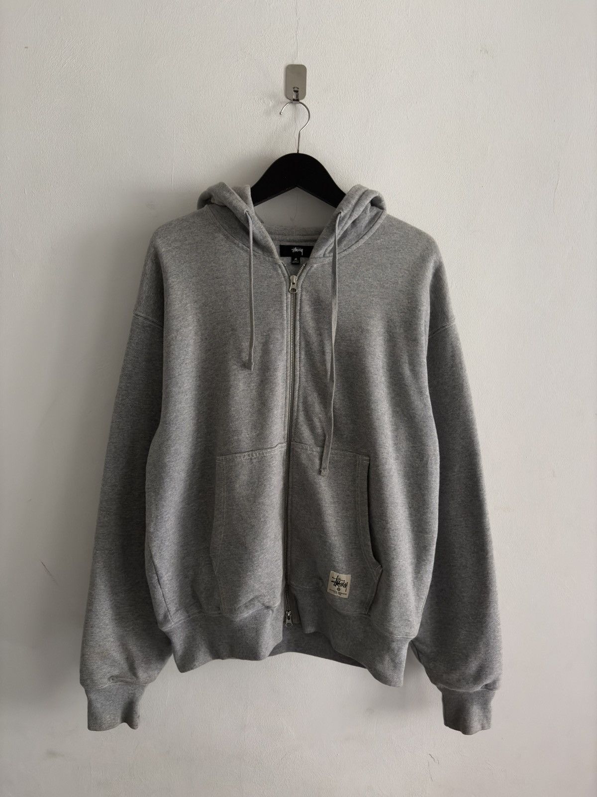 Stussy Stussy Vintage Contrast Double Face Label Zip Hoodie Navy