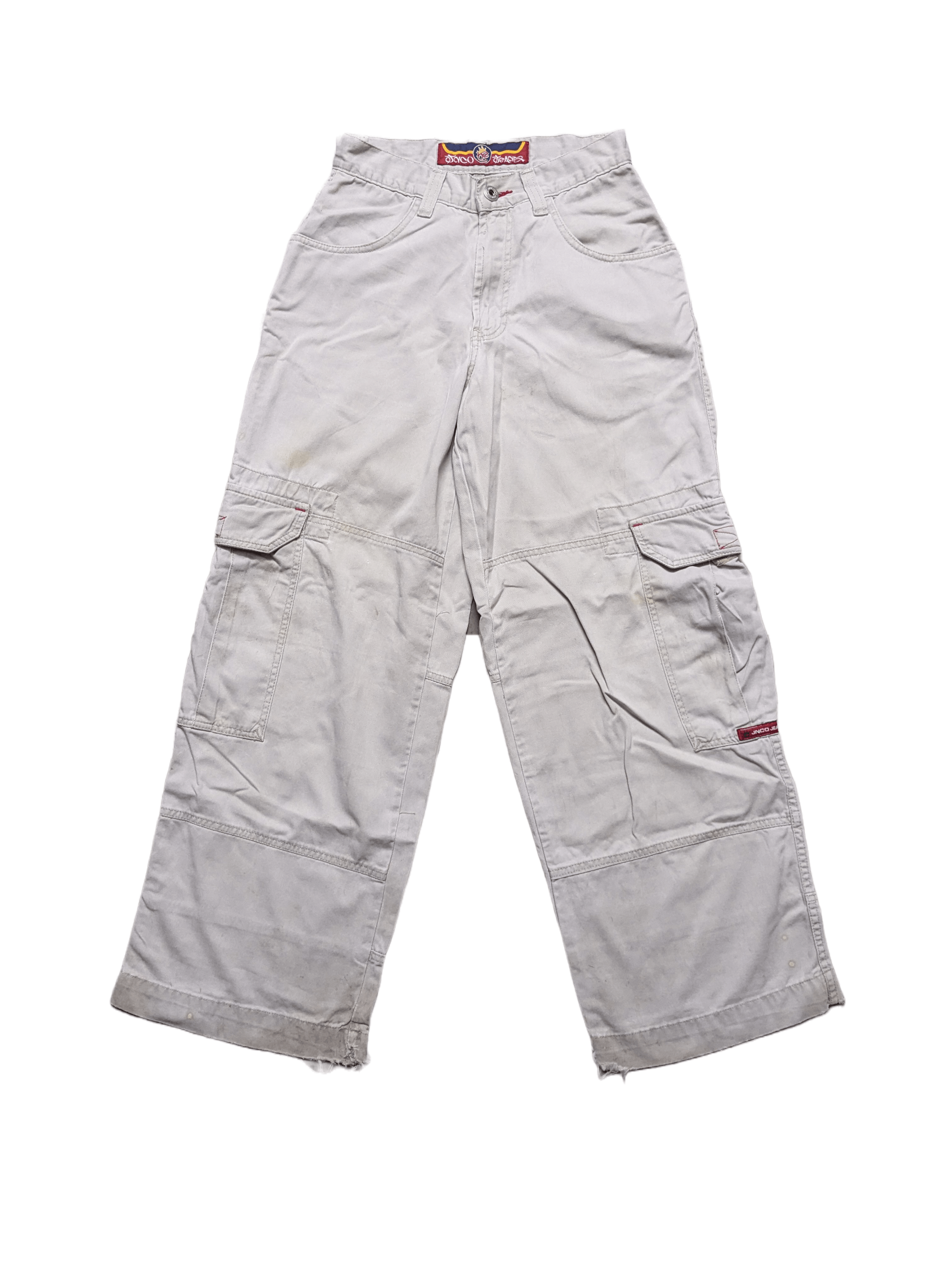 JNCO VINTAGE JNCO BEIGE CARGOS Size US 28 / EU 44 - 1 Thumbnail