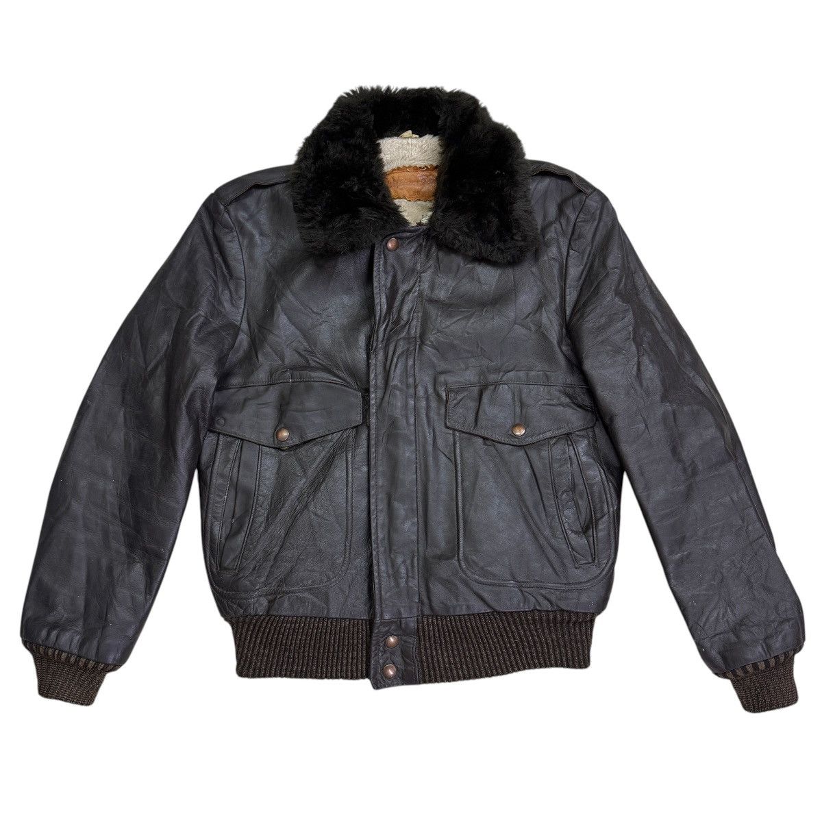 Vintage × William Barry 🔥 60s-70s VTG WILLIAM BARRY G-1 AVIATOR FLIGHT JACKET Size US S / EU 44-46 / 1 - 4 Thumbnail