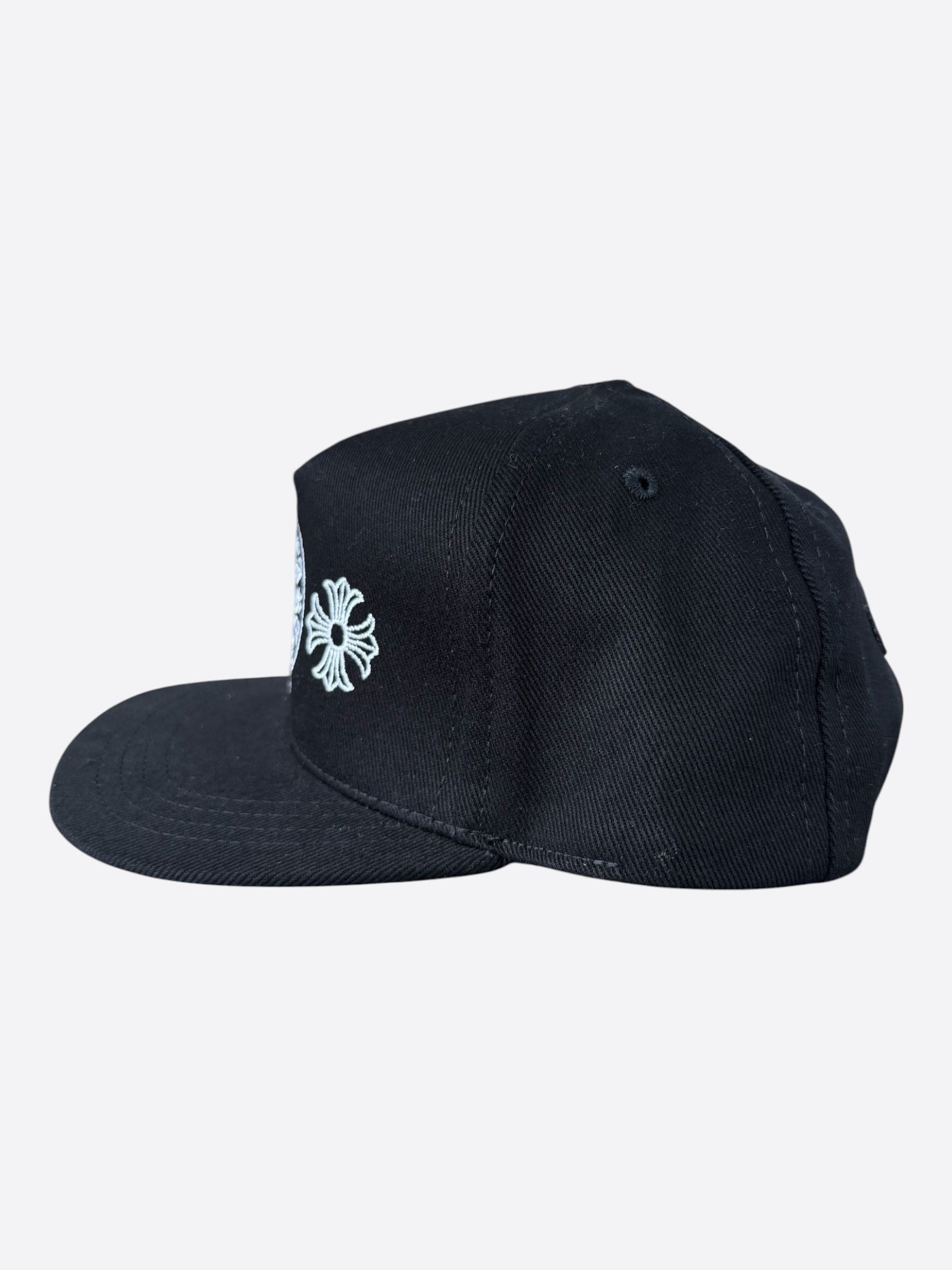 Chrome Hearts Chrome Hearts Black & White Horseshoe Logo Hat Size ONE SIZE - 4 Thumbnail