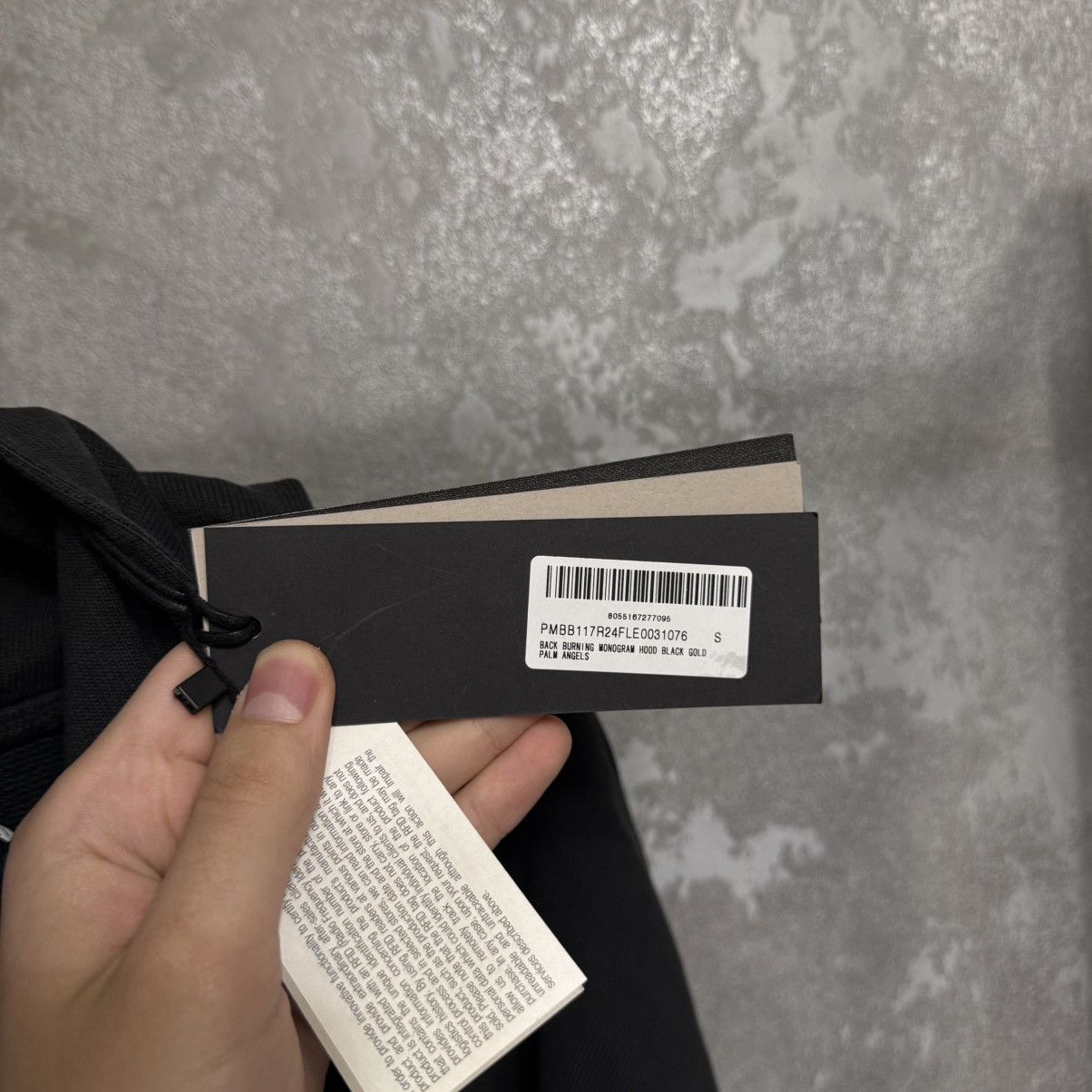 Palm Angels PALM ANGELS BLACK BURNING HOODIE Size US S / EU 44-46 / 1 - 8 Thumbnail