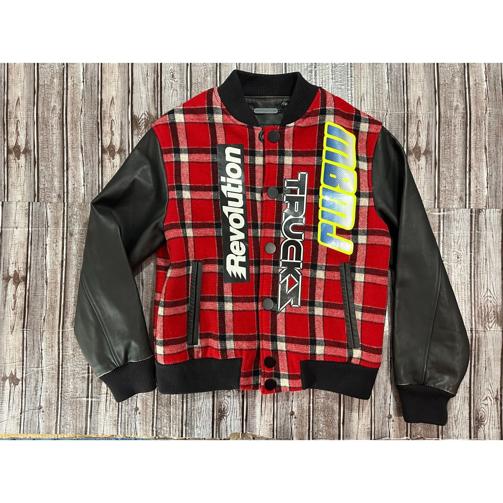 Marc Jacobs Marc Jacobs Revolution wool leather varsity jacket size S Size US S / EU 44-46 / 1 - 2 Thumbnail