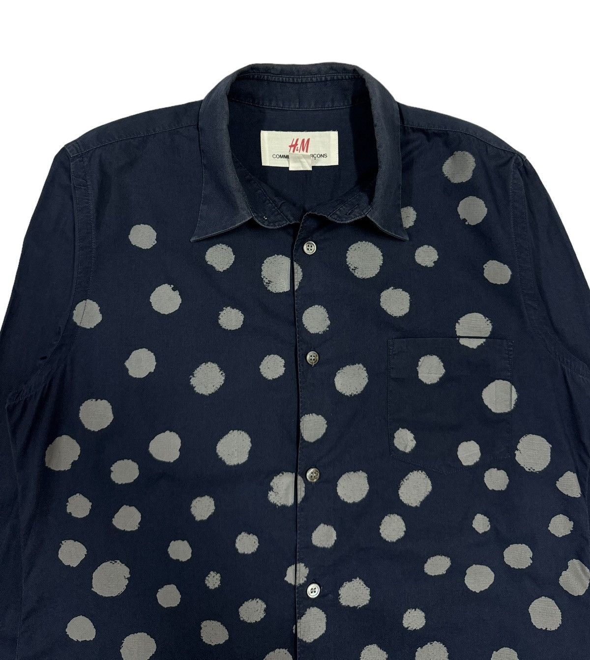 Comme des Garcons H&m X Comme Des Garcons Button Ups Polkadot Size US M / EU 48-50 / 2 - 3 Thumbnail