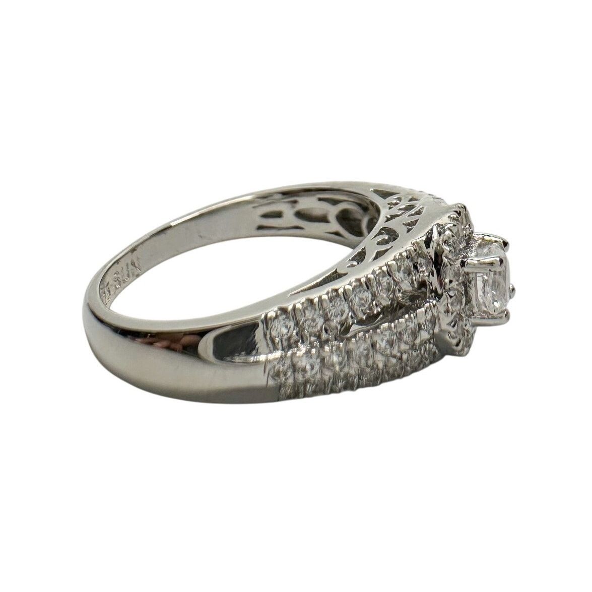 Other Brilliant 1/2 Carat Split Shank Lab Created Ring Sterling Size ONE SIZE - 8 Thumbnail