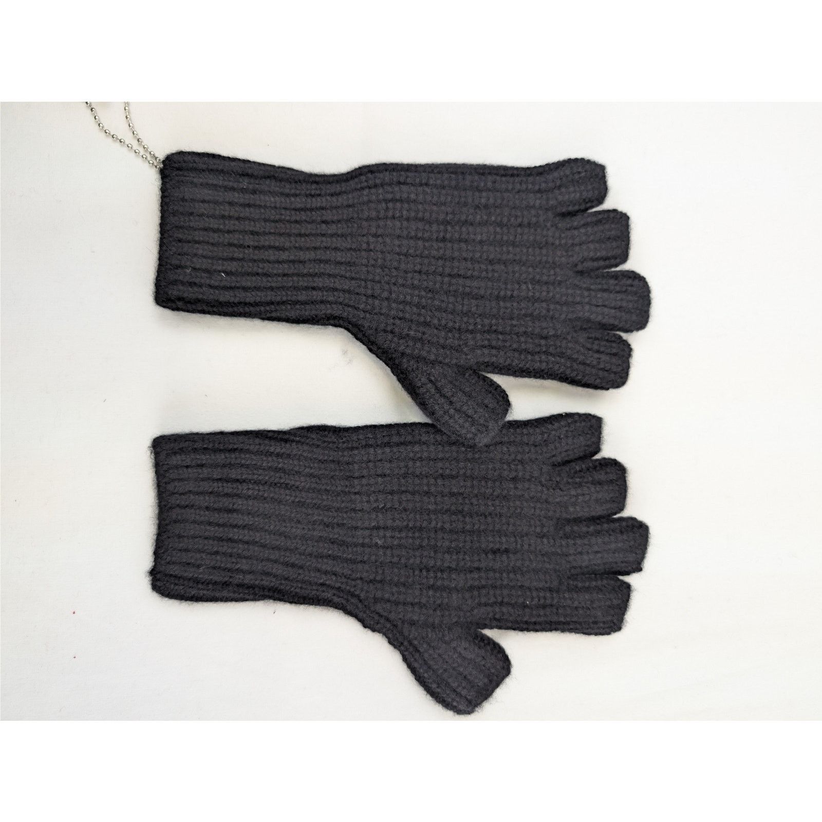 Amiri o1rshd1 Q:3 / Size: OS / Cashmere Fingerless Gloves in Black Size ONE SIZE - 4 Thumbnail