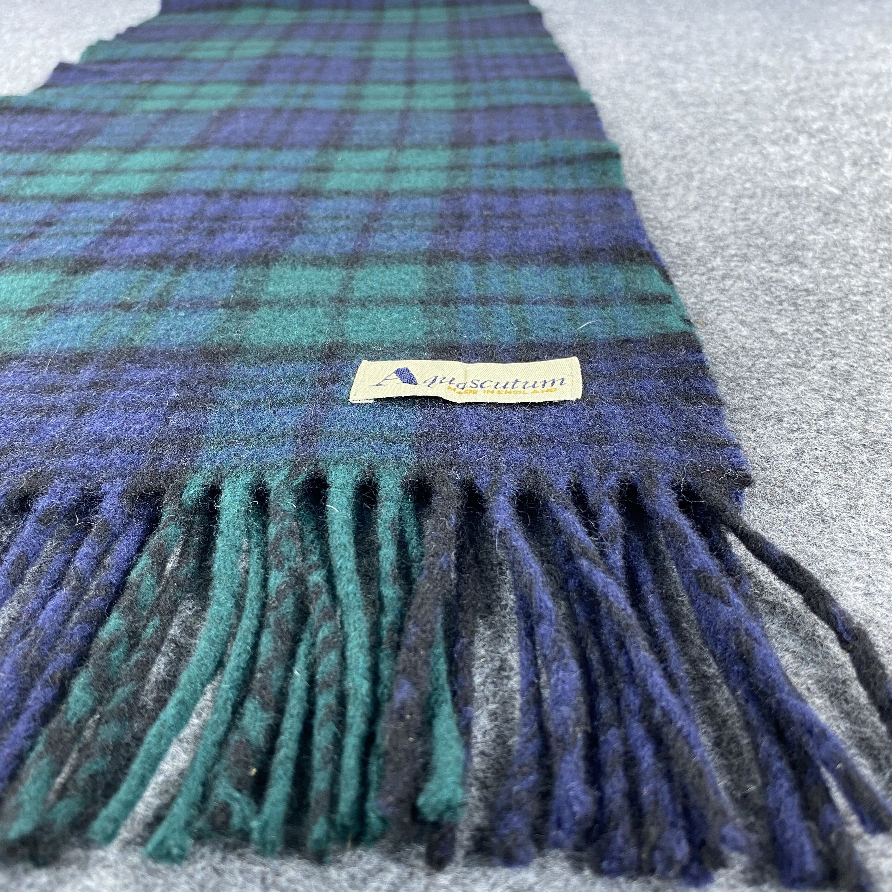 Aquascutum × Vintage Aquascutum Scarf # Muffler # Neckwear # D405 Size ONE SIZE - 6 Thumbnail