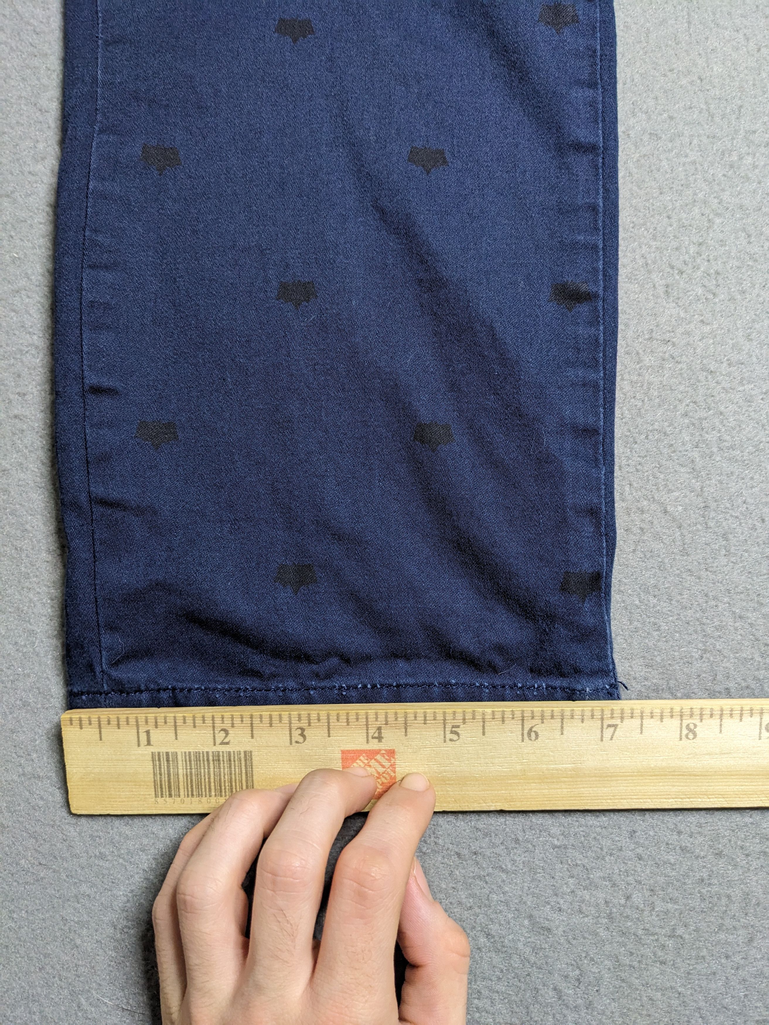 Stussy Stussy Crown Logo Work Pants 32x31 Straight Chino Navy Blue Size US 32 / EU 48 - 17 Thumbnail
