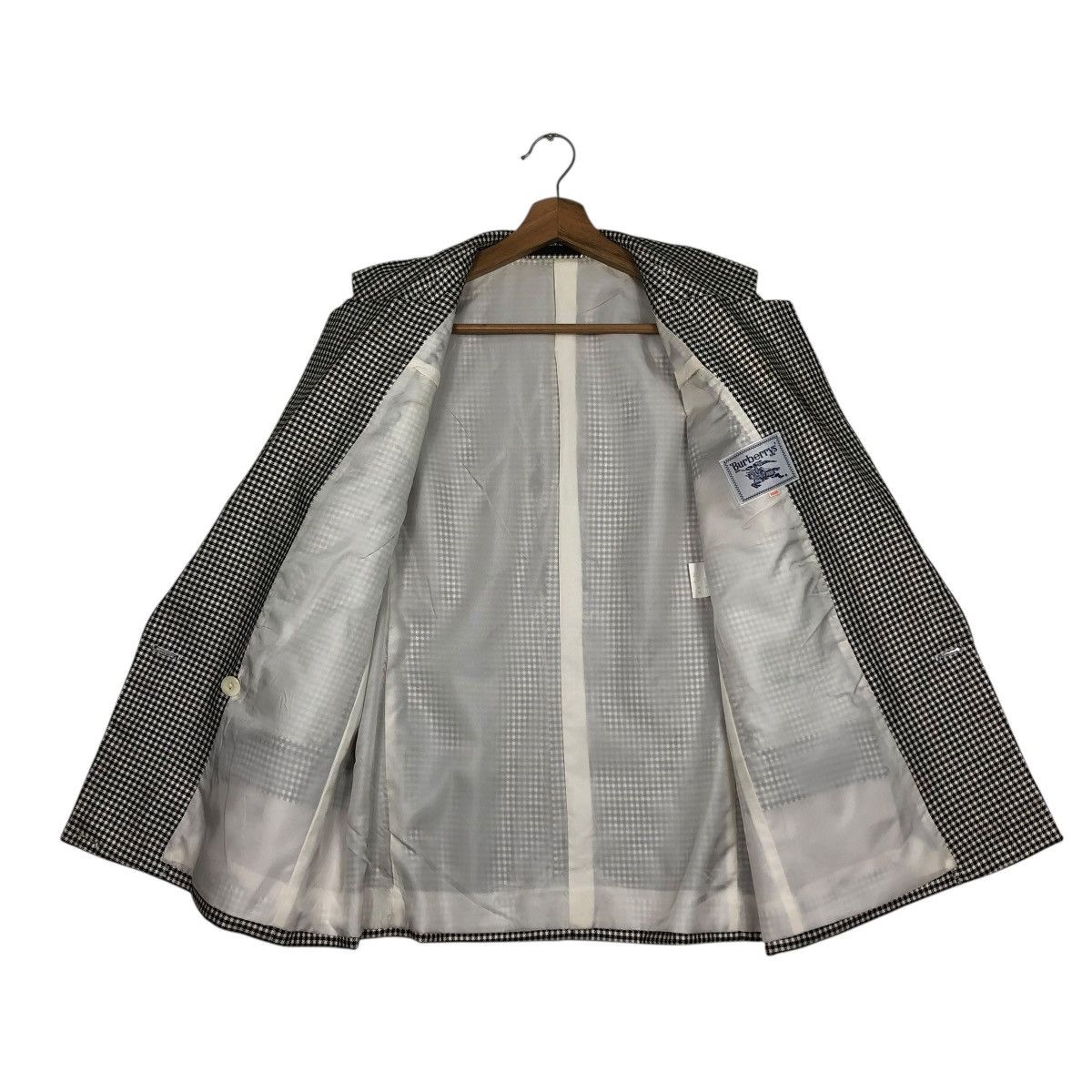 Burberry 🔥VINTAGE COATS JACKET BURBERRYS TARTAN DESIGN DOUBLE BREAST Size US M / EU 48-50 / 2 - 15 Thumbnail