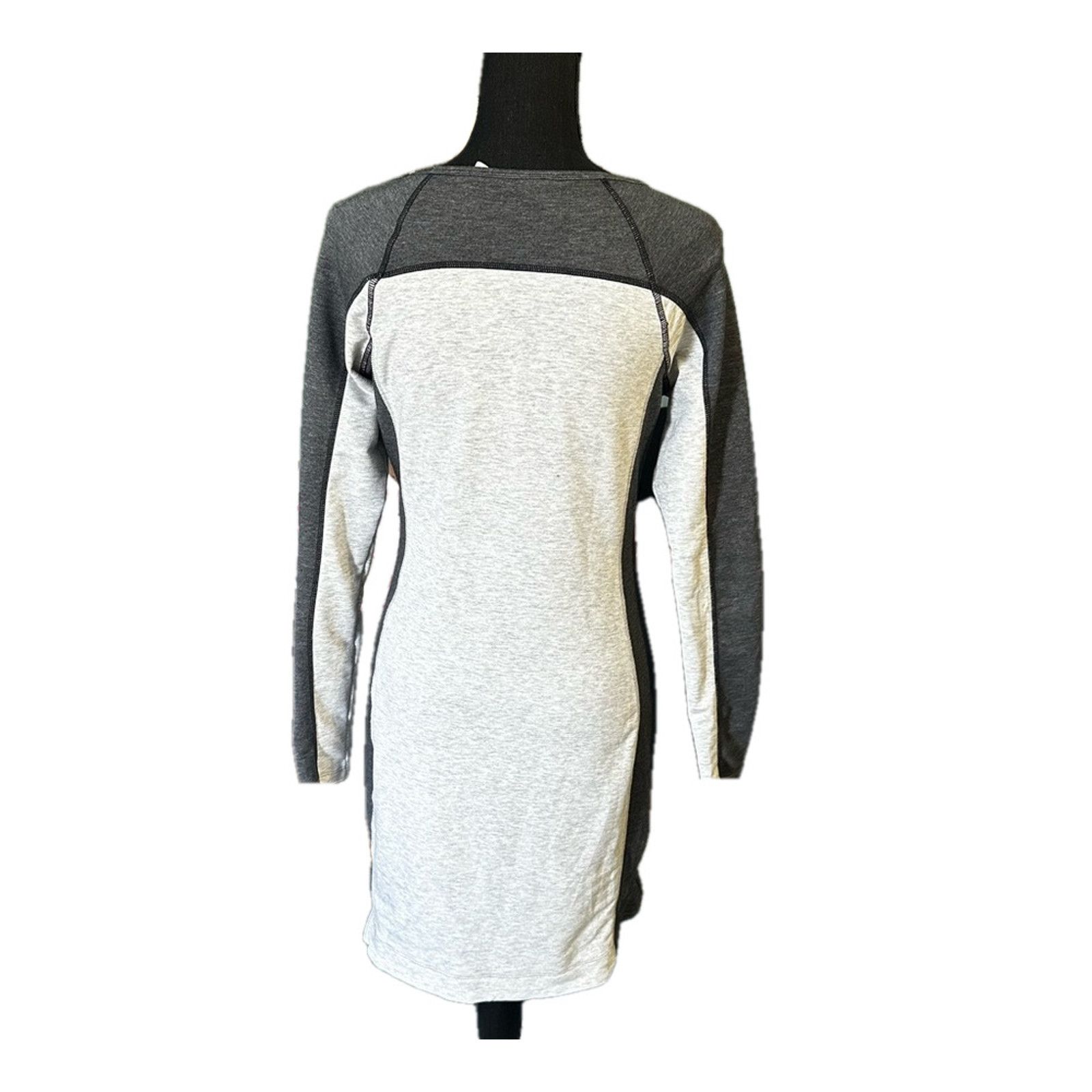 Athleta Athleta Omega Wool Sweater Dress – Heather Charcoal Gray Size S / US 4 / IT 40 - 6 Thumbnail