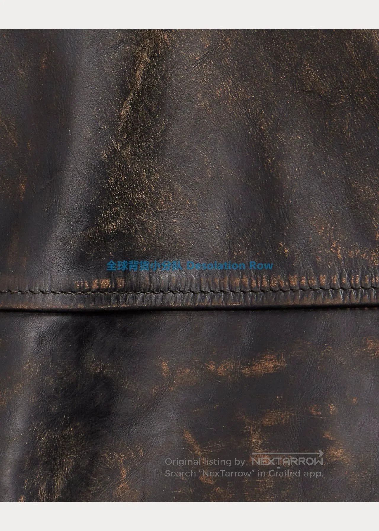 RRL Ralph Lauren vintage rrl leather baseball jacket. Size US M / EU 48-50 / 2 - 5 Thumbnail