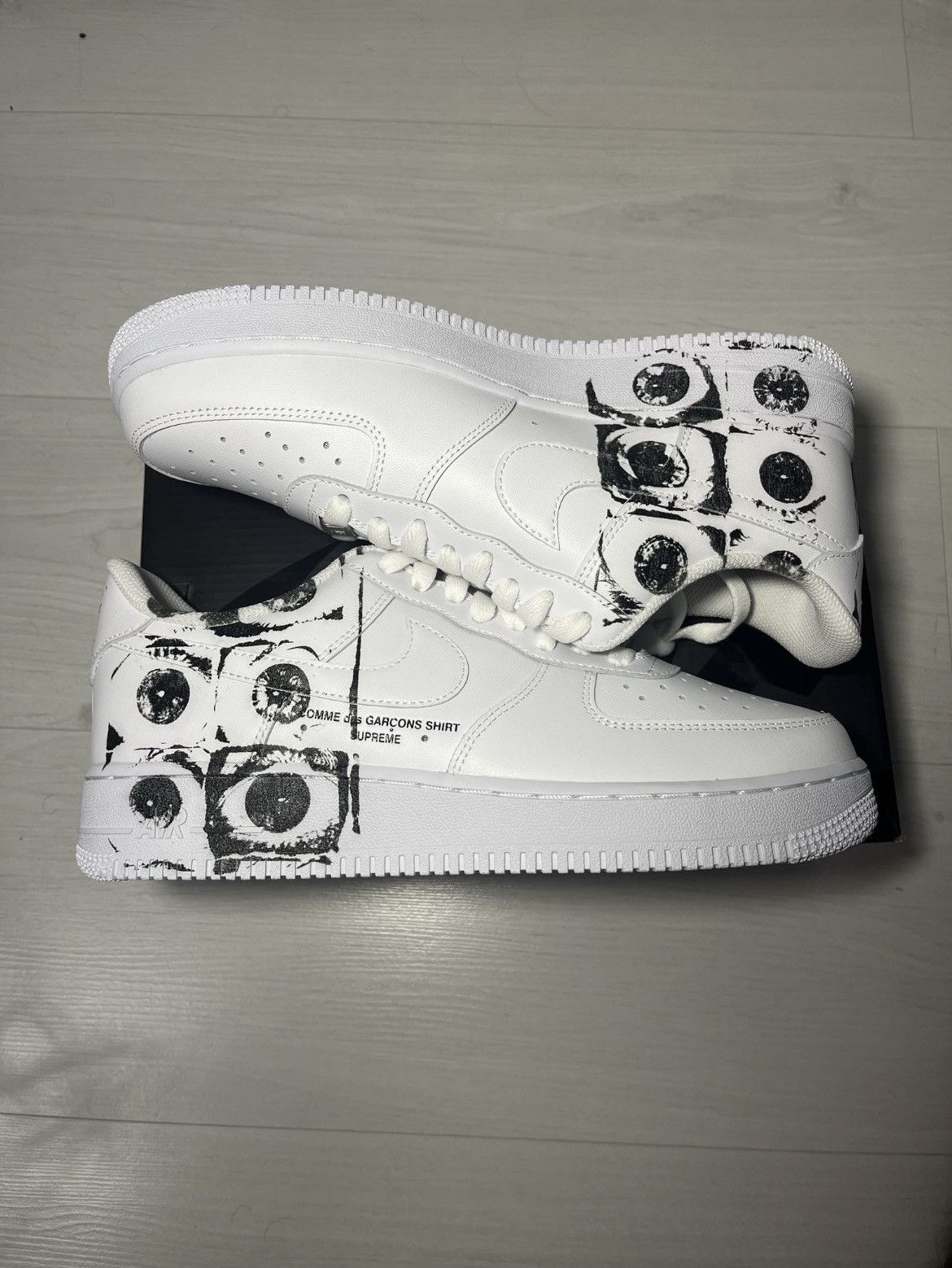 Comme des Garcons × Nike × Supreme Nike Air Force x Supreme x CDG Size US 8 / EU 41 - 2 Thumbnail