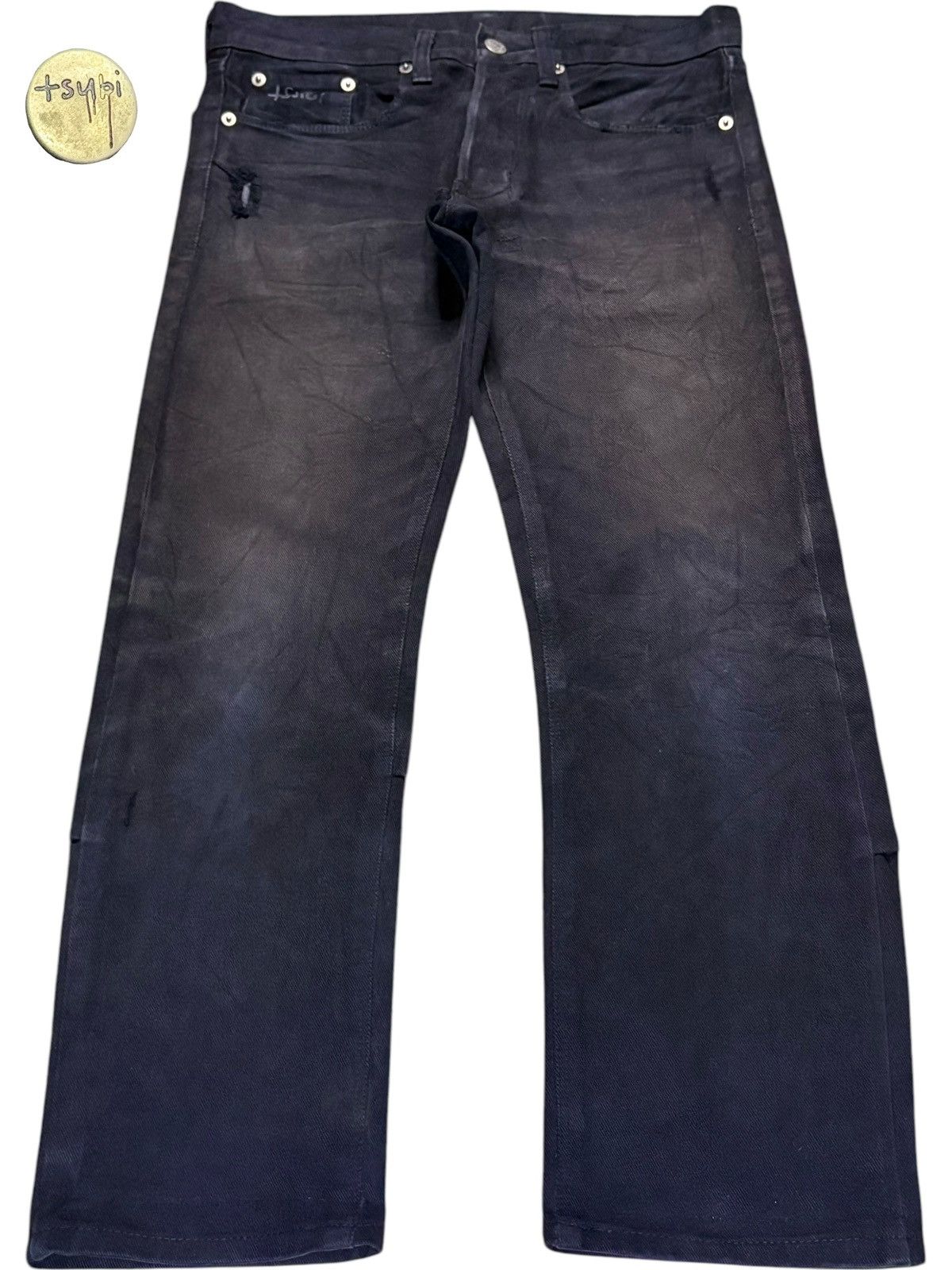Ksubi Vintage Ksubi Button Fly Faded Wash Distressed Jeans Size US 30 / EU 46 - 1 Thumbnail