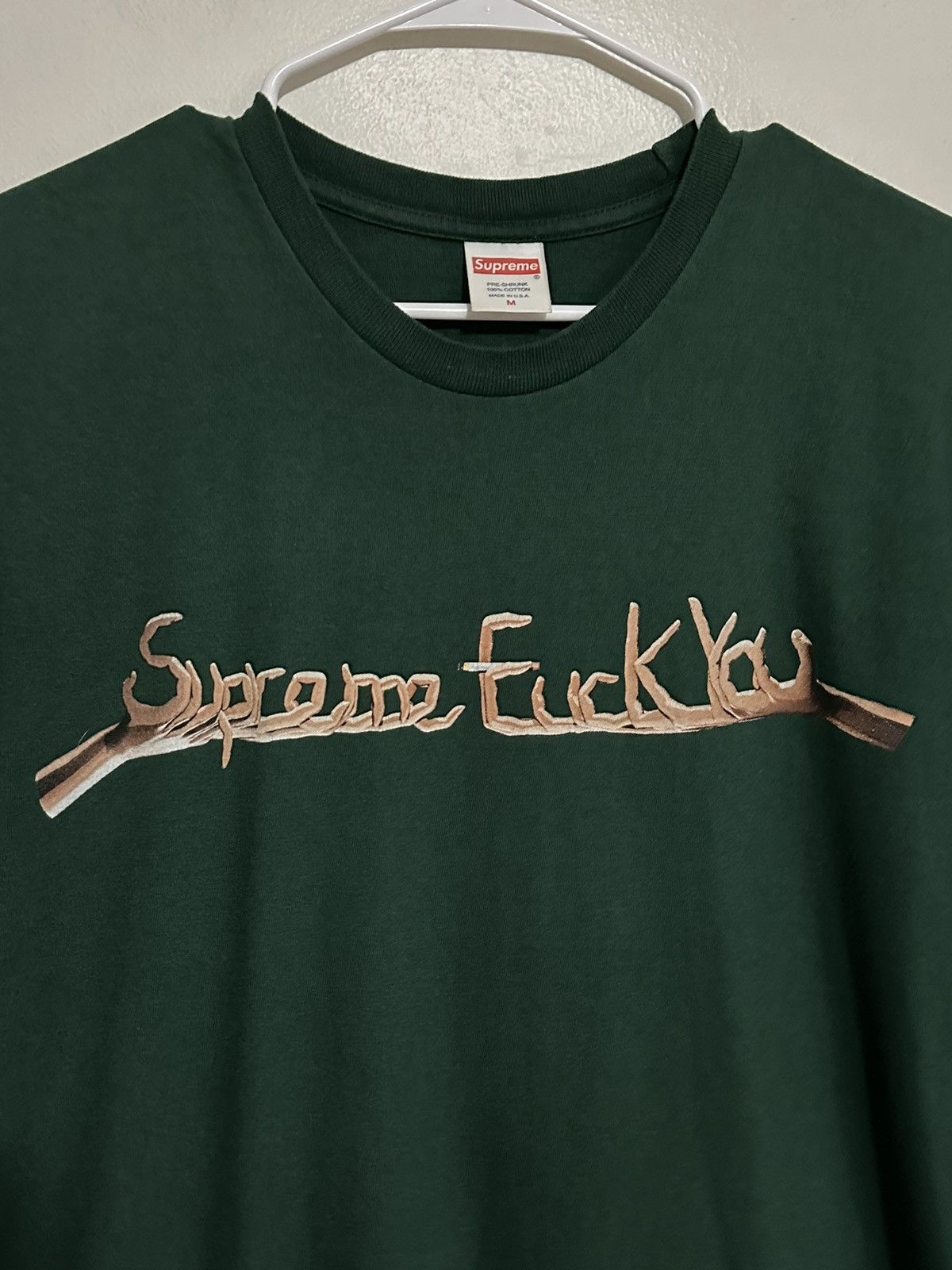 Supreme Supreme Fuck You Tee Size US M / EU 48-50 / 2 - 2 Thumbnail