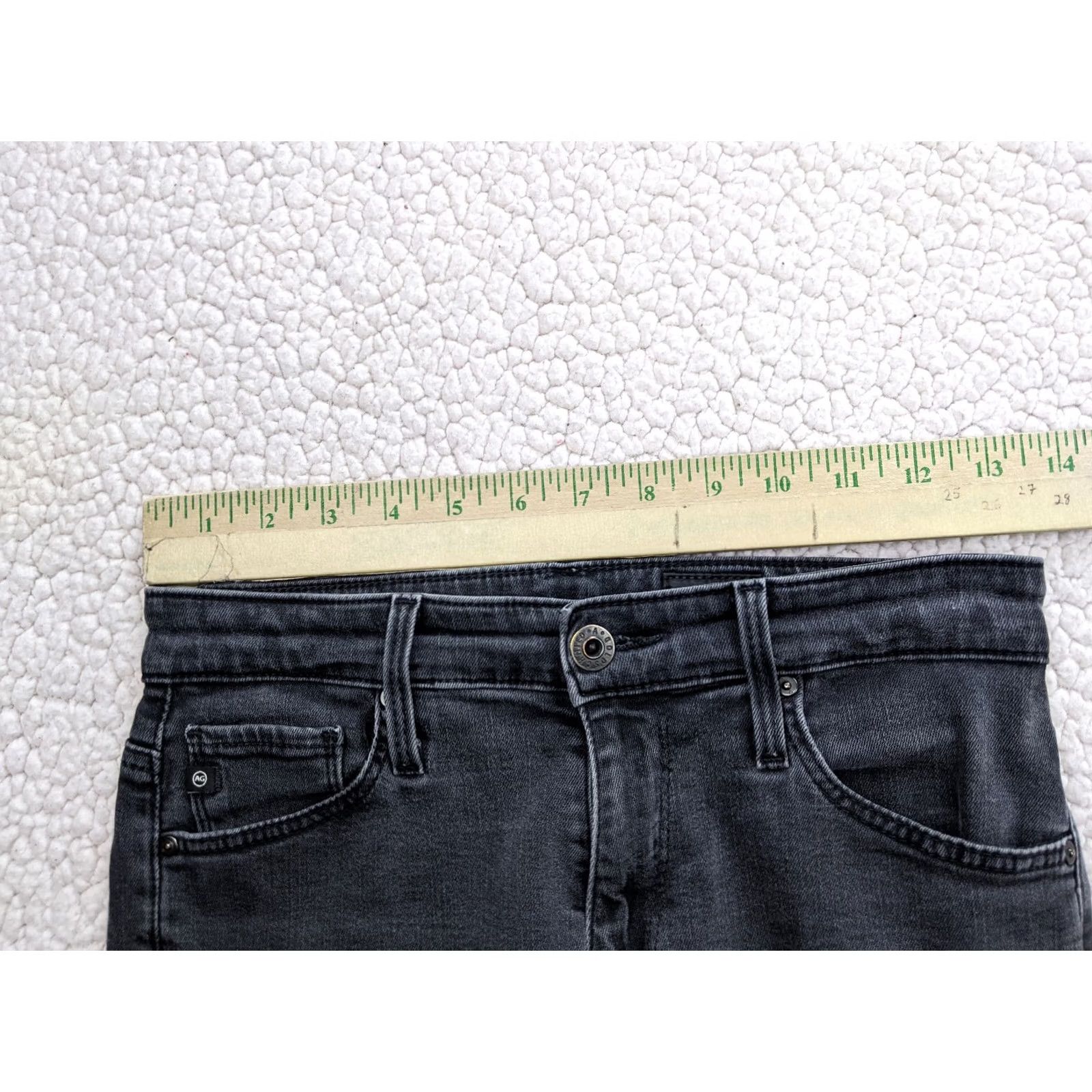 Vintage AG Adriano Goldschmied The Stilt Cigarette Jeans Slim Blue Womens 27 4 Low Rise Dark Size 29" - 7 Thumbnail