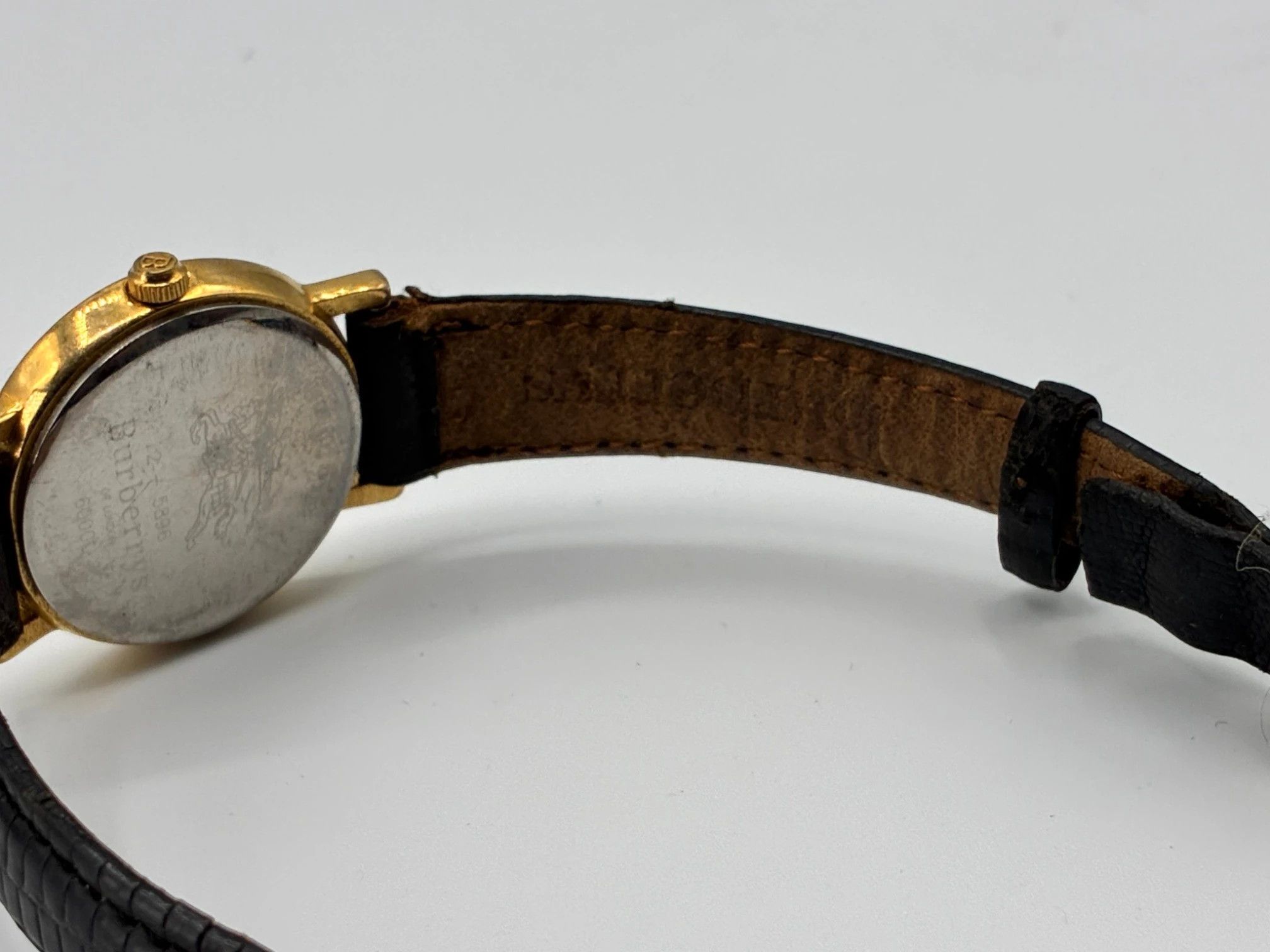 Burberry Burberrys of London Vintage Pearl Dial Gold Tone Watch Size ONE SIZE - 3 Thumbnail