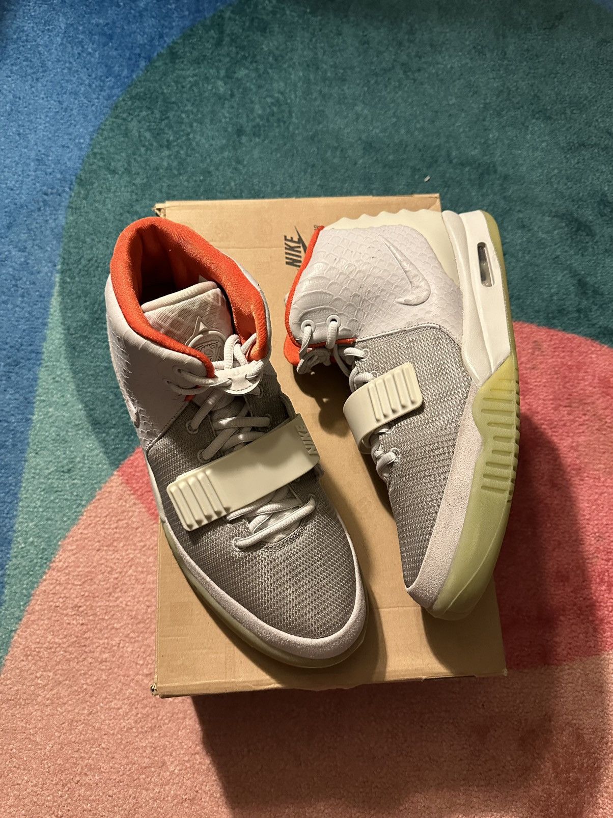 Kanye West × Nike Nike Air Yeezy 2 NRG 'Pure Platinum' | Grailed, image size:1204x1606
