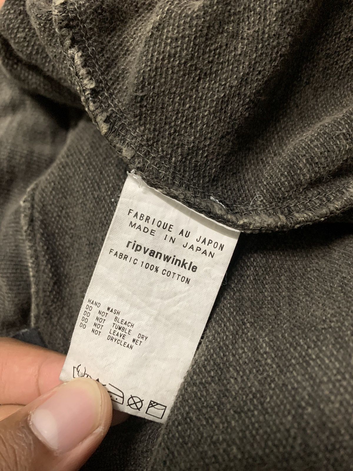 RIPVANWINKLE RIP VAN WINKLE DUSTY BLACK JOGGER PANTS RIRI ZIPPER Size US 30 / EU 46 - 14 Thumbnail