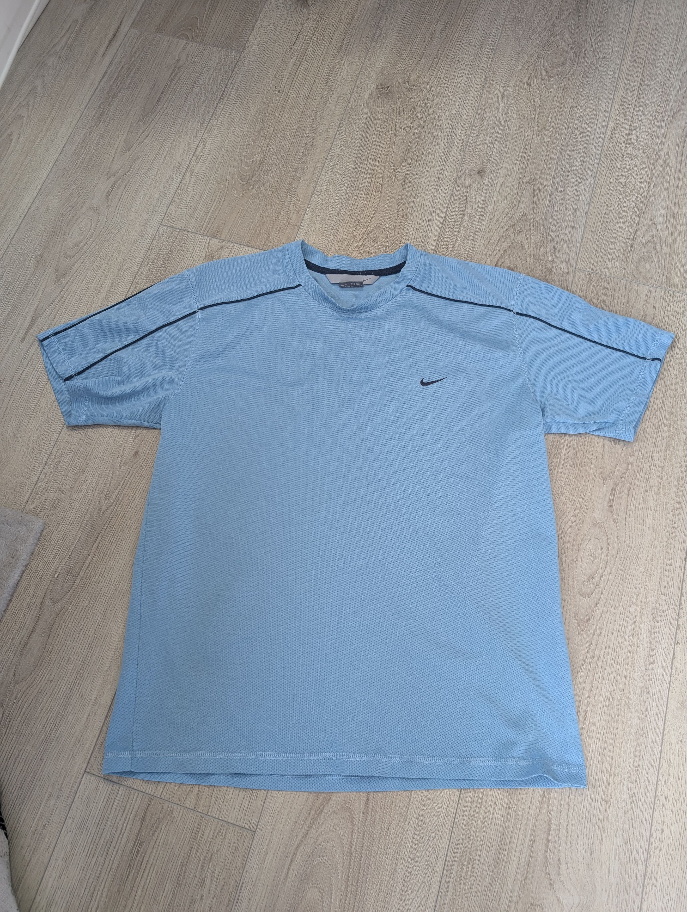 Nike × Vintage VINTAGE Nike baby blue muscle shirt Size US L / EU 52-54 / 3 - 1 Thumbnail