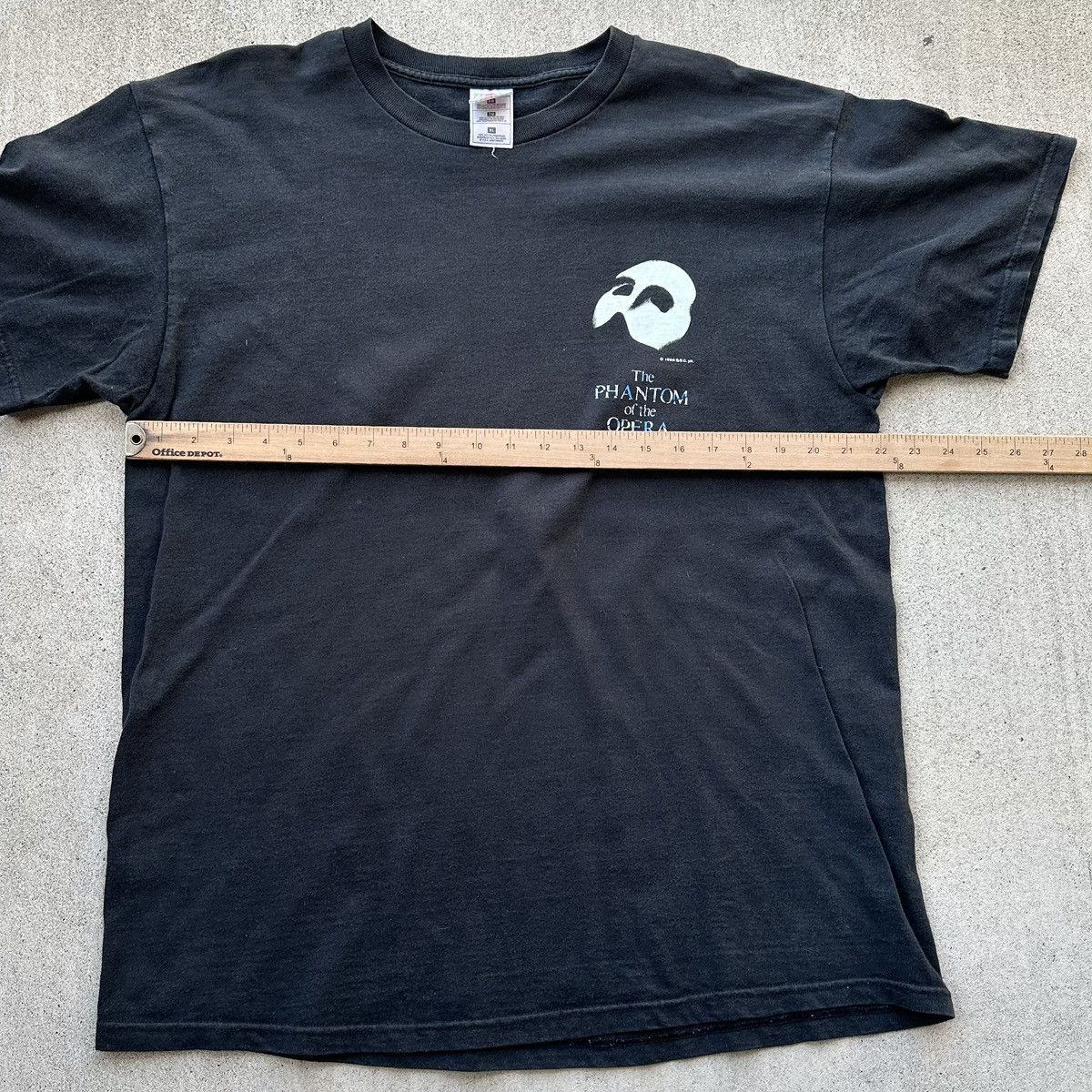 Other Vintage Phantom Of The Opera T Shirt 90s Fruit Of The Loom Size US XL / EU 56 / 4 - 5 Thumbnail
