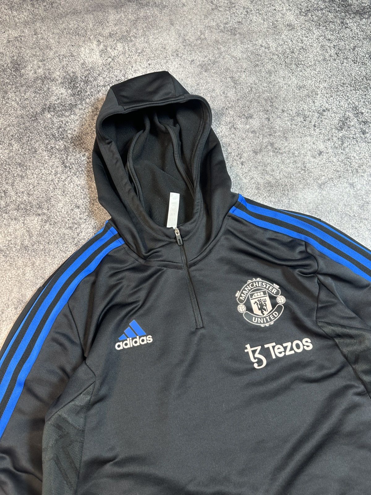 Adidas Adidas Manchester United Soccer Hoodie Y2K Blokecore Rare L Size US L / EU 52-54 / 3 - 2 Thumbnail