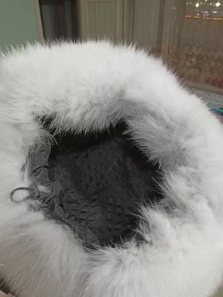 Japanese Brand Real Fur Ushanka Russian Hat Size L Size ONE SIZE - 5 Thumbnail