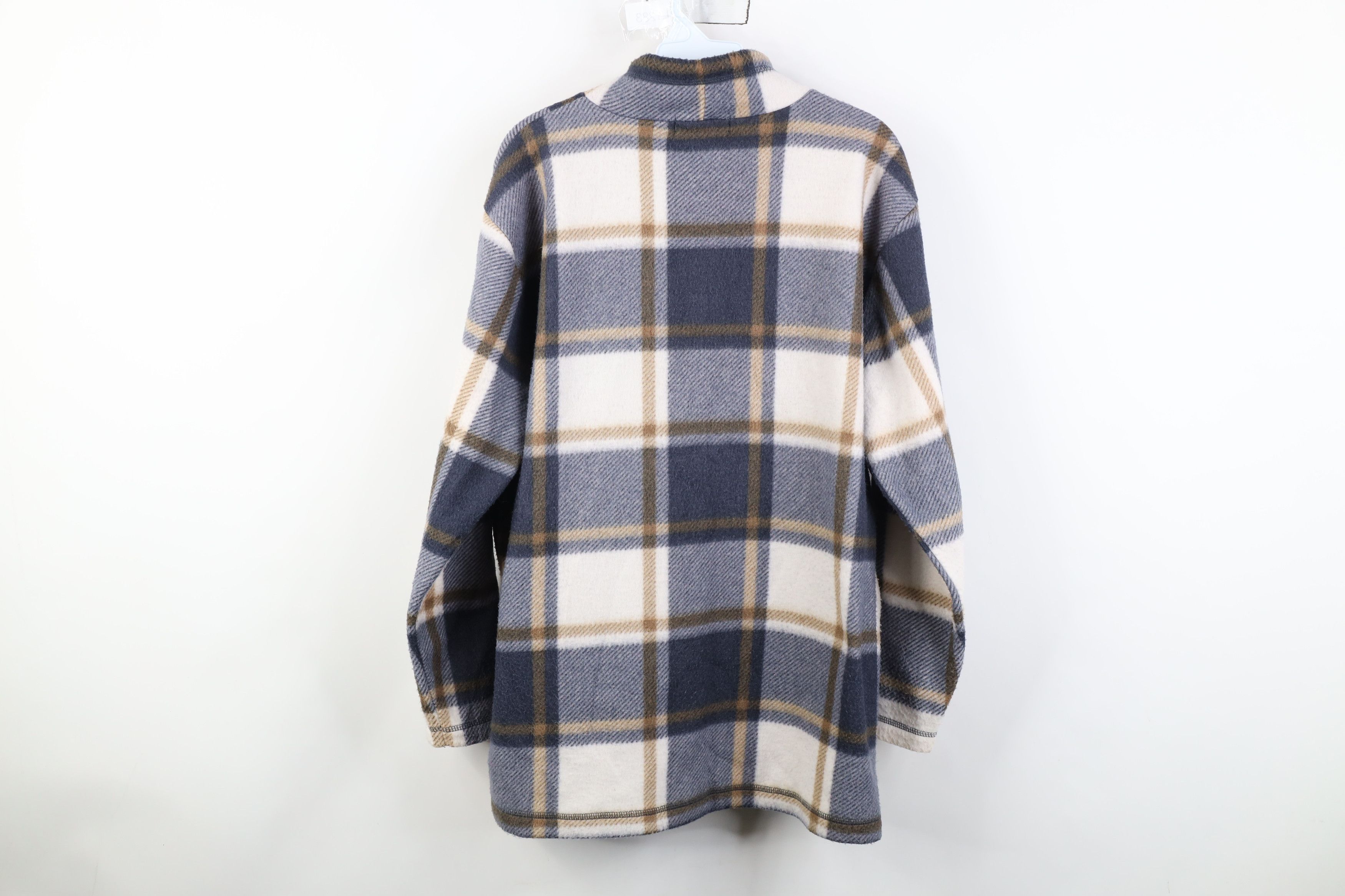 Vintage Vintage 90s Streetwear Mock Neck Fleece Pocket Sweater Size M / US 6-8 / IT 42-44 - 8 Thumbnail