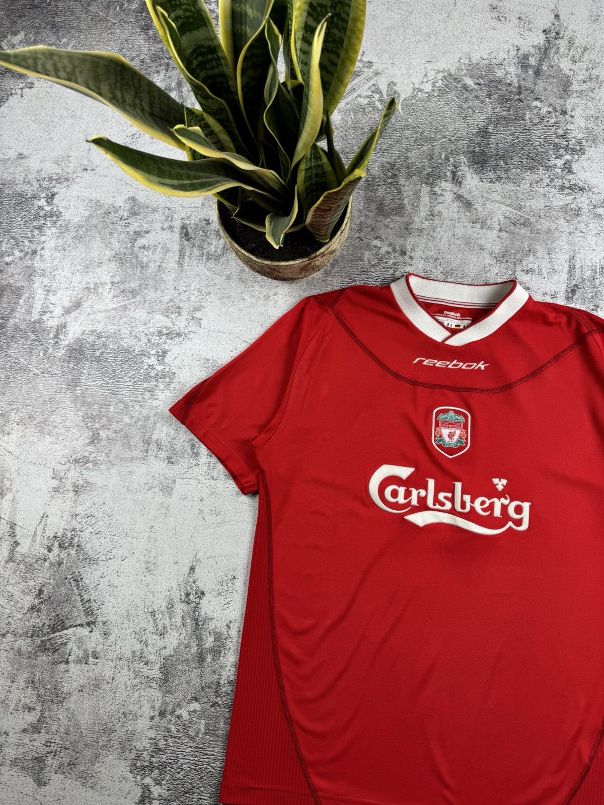 Reebok Vintage Liverpool 2002/2004 Home Football Shirt Jersey Kit Size US M / EU 48-50 / 2 - 4 Thumbnail
