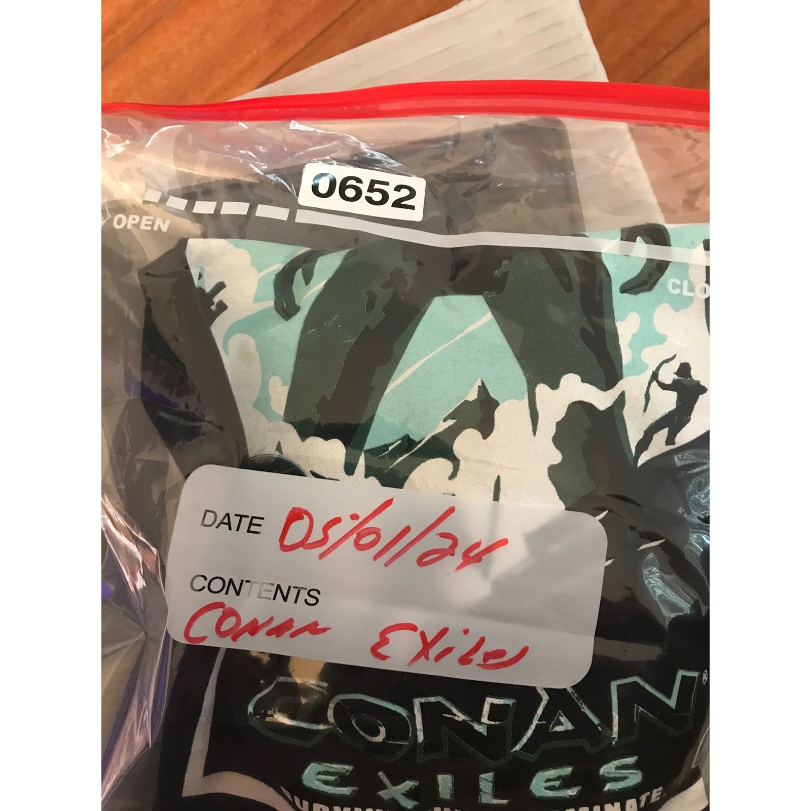 Fruit Of The Loom Conan Exiles T-Shirt Men’s M Short Sleeve Black Size US M / EU 48-50 / 2 - 8 Thumbnail