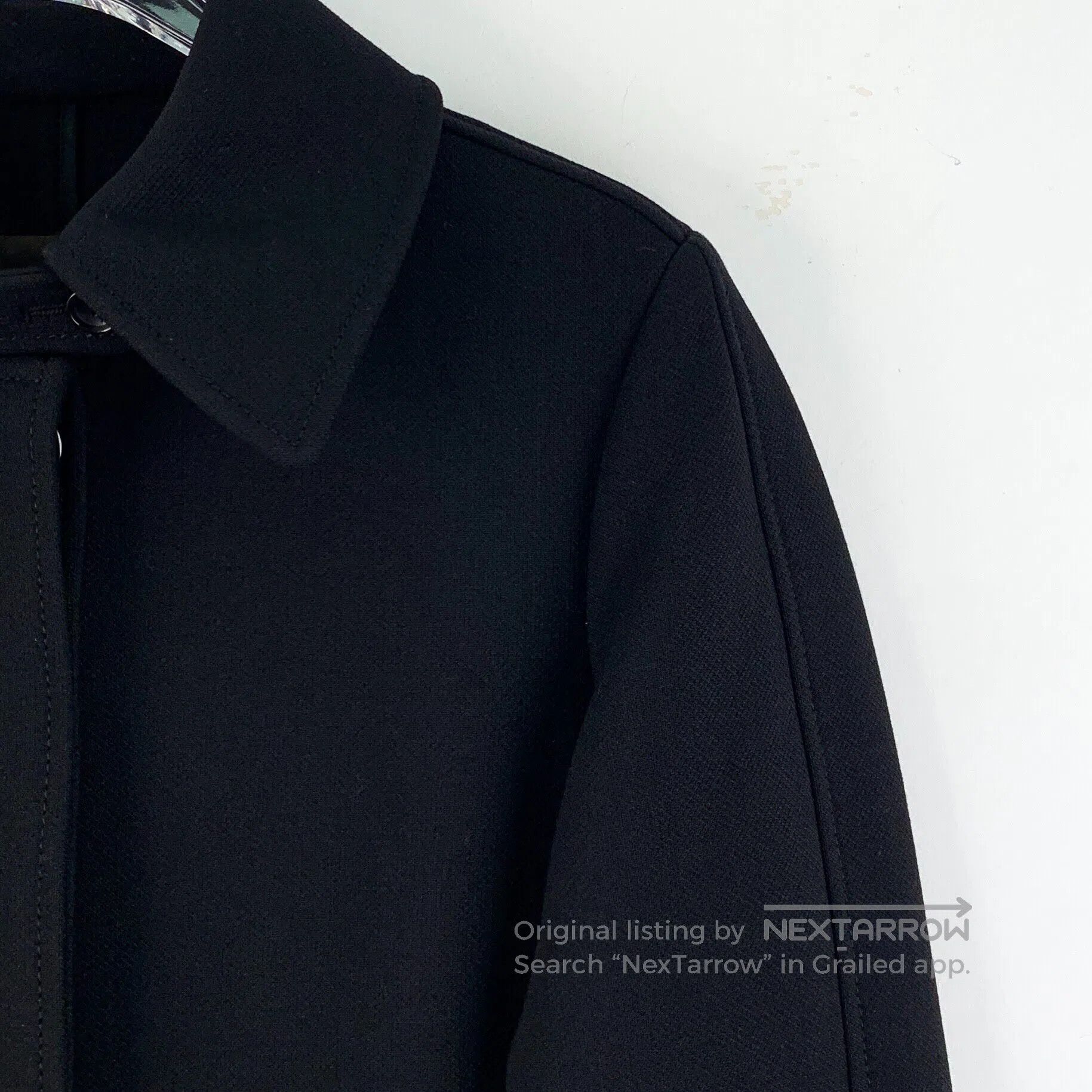 Louis Vuitton Louis Vuitton Black Collar Long Sleeve Coat| Size XS / US 0-2 / IT 36-38 - 3 Thumbnail