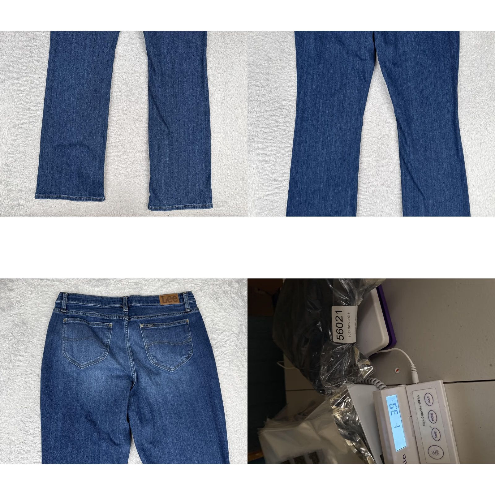 Lee Lee Bootcut Jeans Womens 31x33 Blue Med Wash Mid Rise Regular Fit Denim Western Size 24" / US 00 / IT 34 - 10 Thumbnail