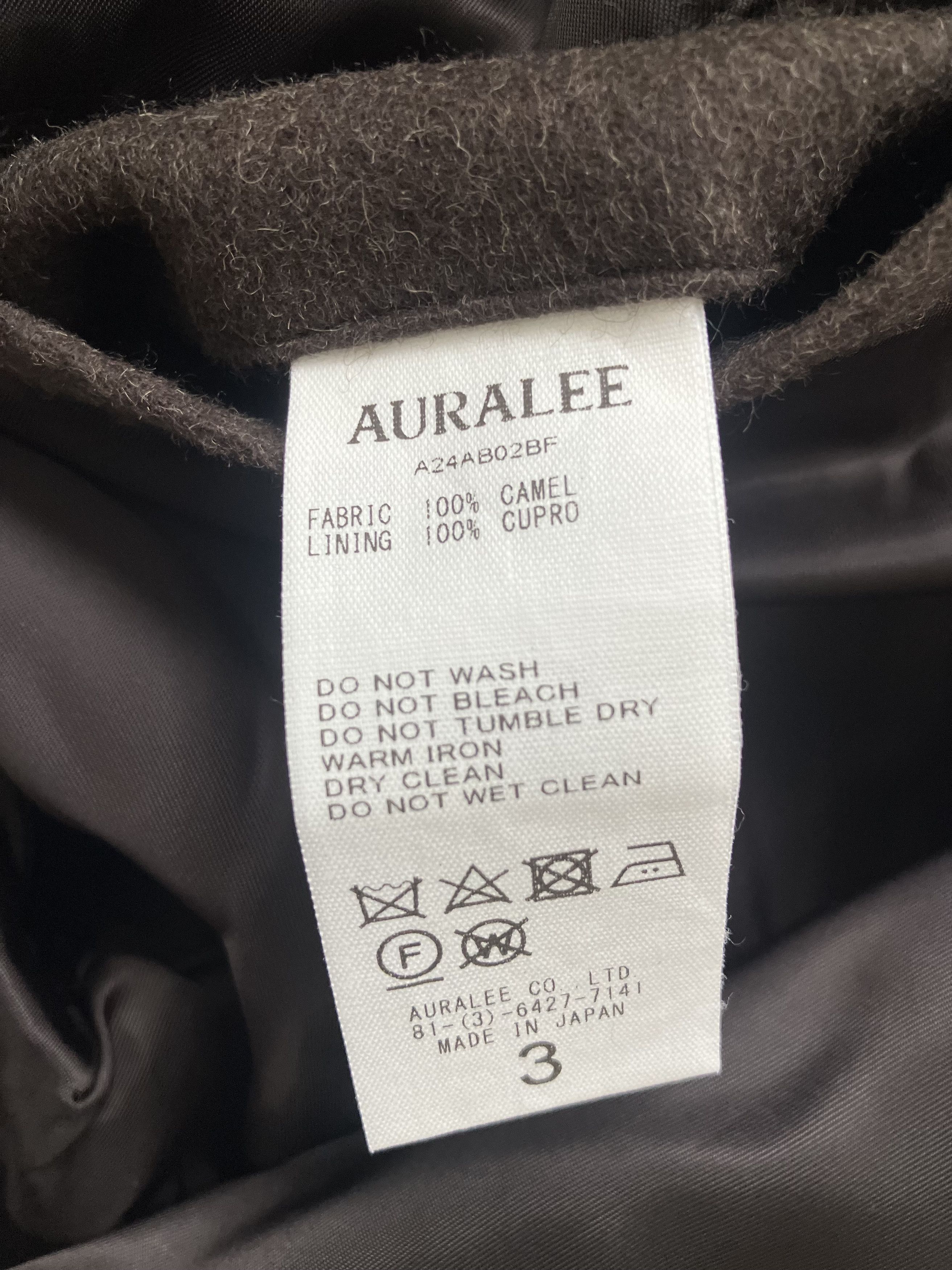 Auralee Auralee Baby Camel Flannel Zip Blouson Size US S / EU 44-46 / 1 - 4 Thumbnail