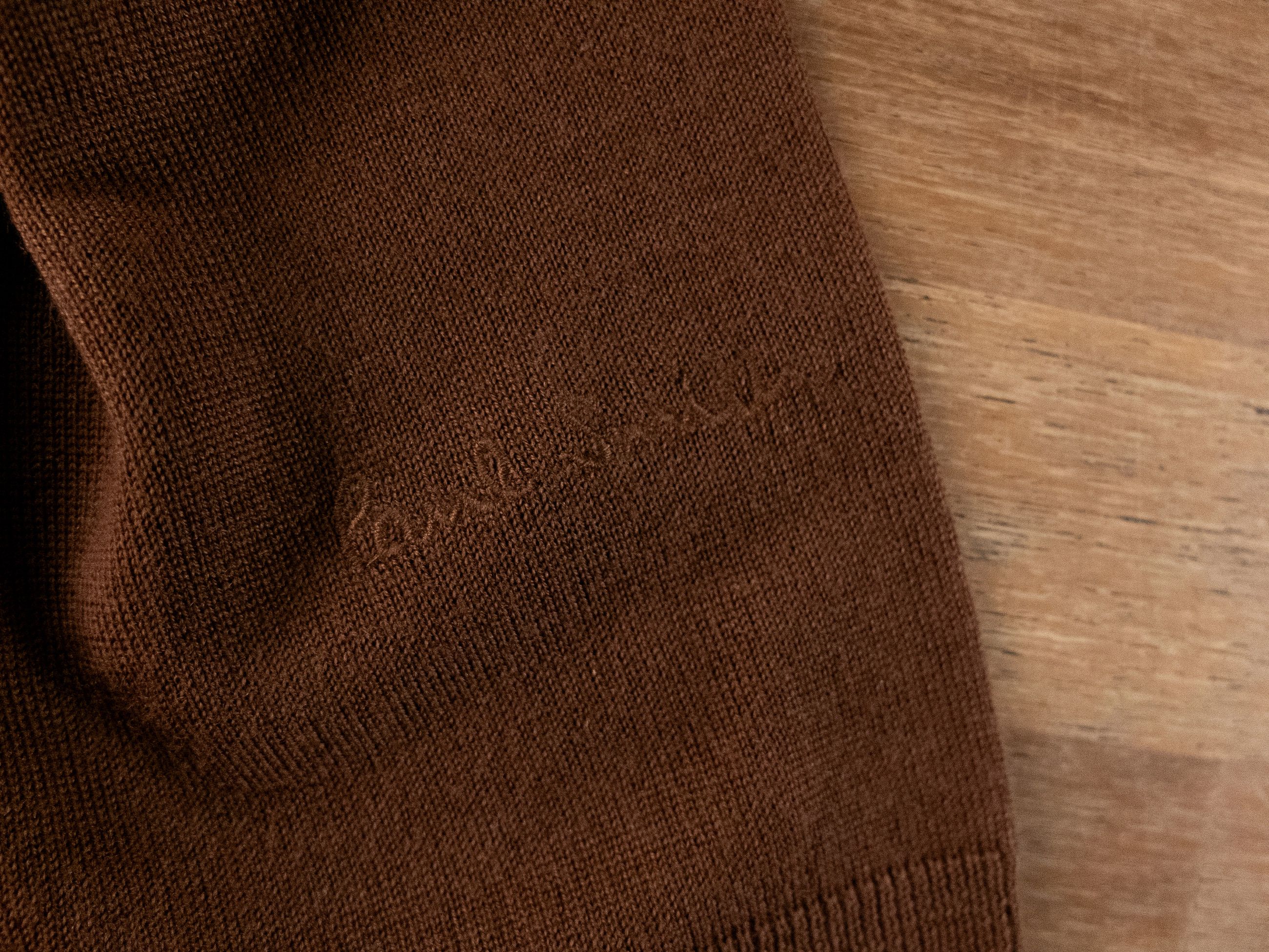 Paul Smith PAUL SMITH mainline brown merino wool sweater Medium Size US M / EU 48-50 / 2 - 7 Thumbnail