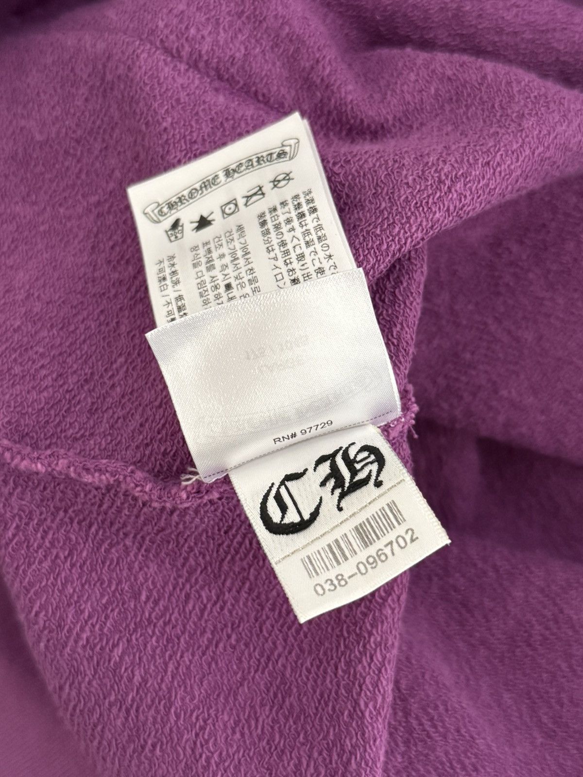 Chrome Hearts Chrome Hearts Mattyboy Purple Hoodie Sz.L Size US L / EU 52-54 / 3 - 10 Thumbnail