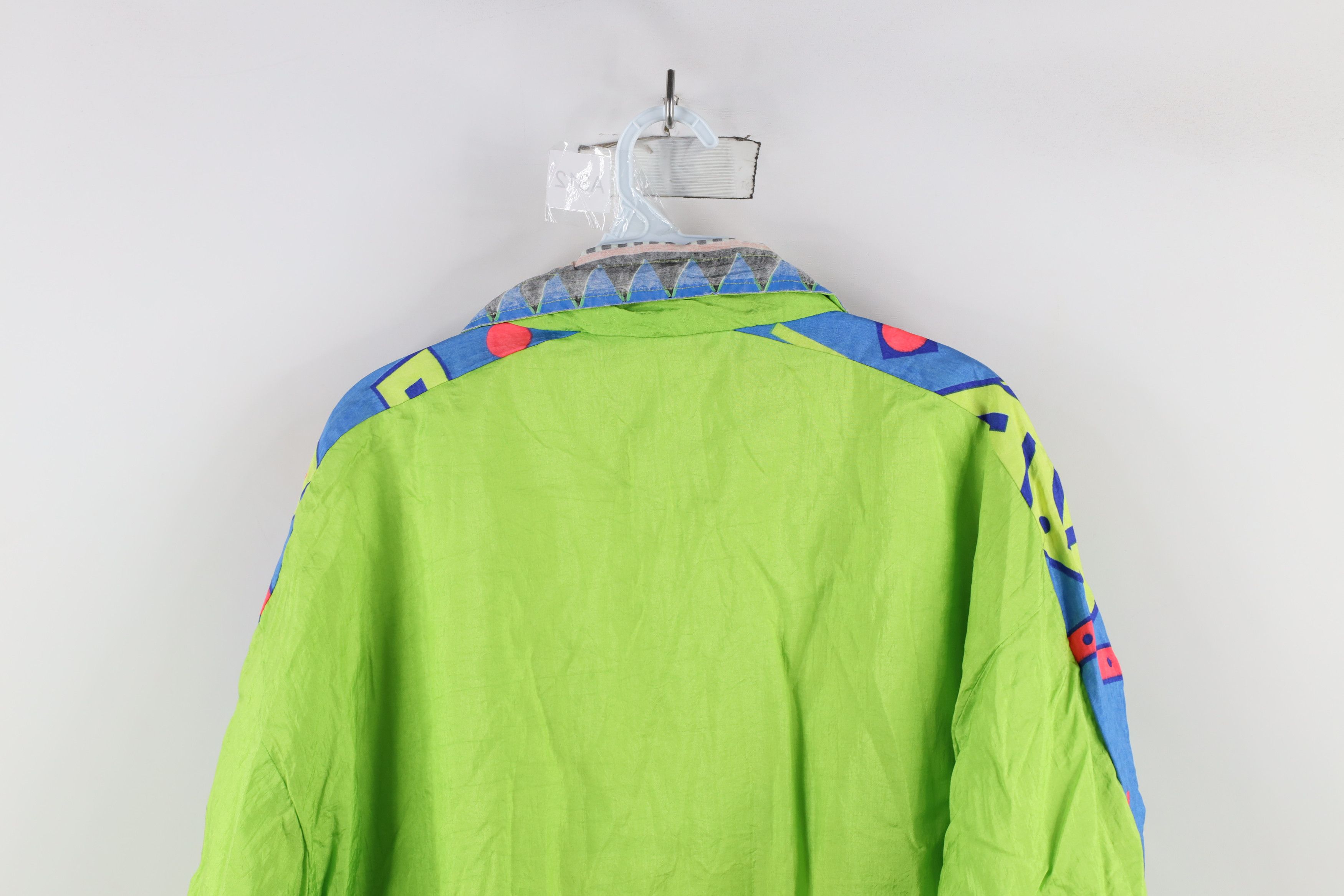 Vintage Vintage 80s 90s Streetwear Geometric Windbreaker Jacket Size US S / EU 44-46 / 1 - 12 Thumbnail