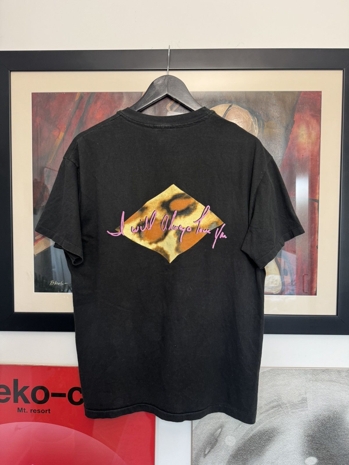 Band Tees Whitney Houston Vintage 90s Rap Tee Rare Print Leopard Photo Size US L / EU 52-54 / 3 - 2 Thumbnail