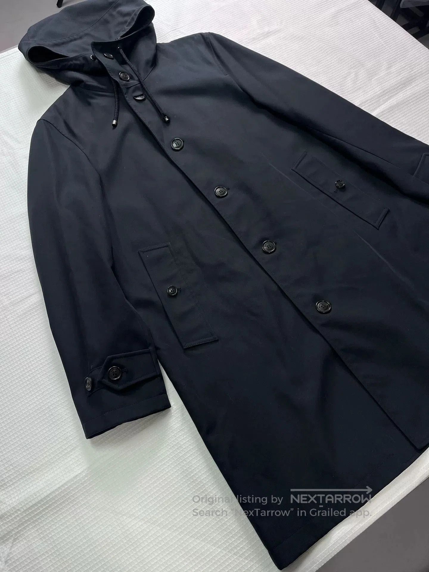Burberry Burberry Black Hooded Trench Coat Size 46. Size US S / EU 44-46 / 1 - 2 Thumbnail