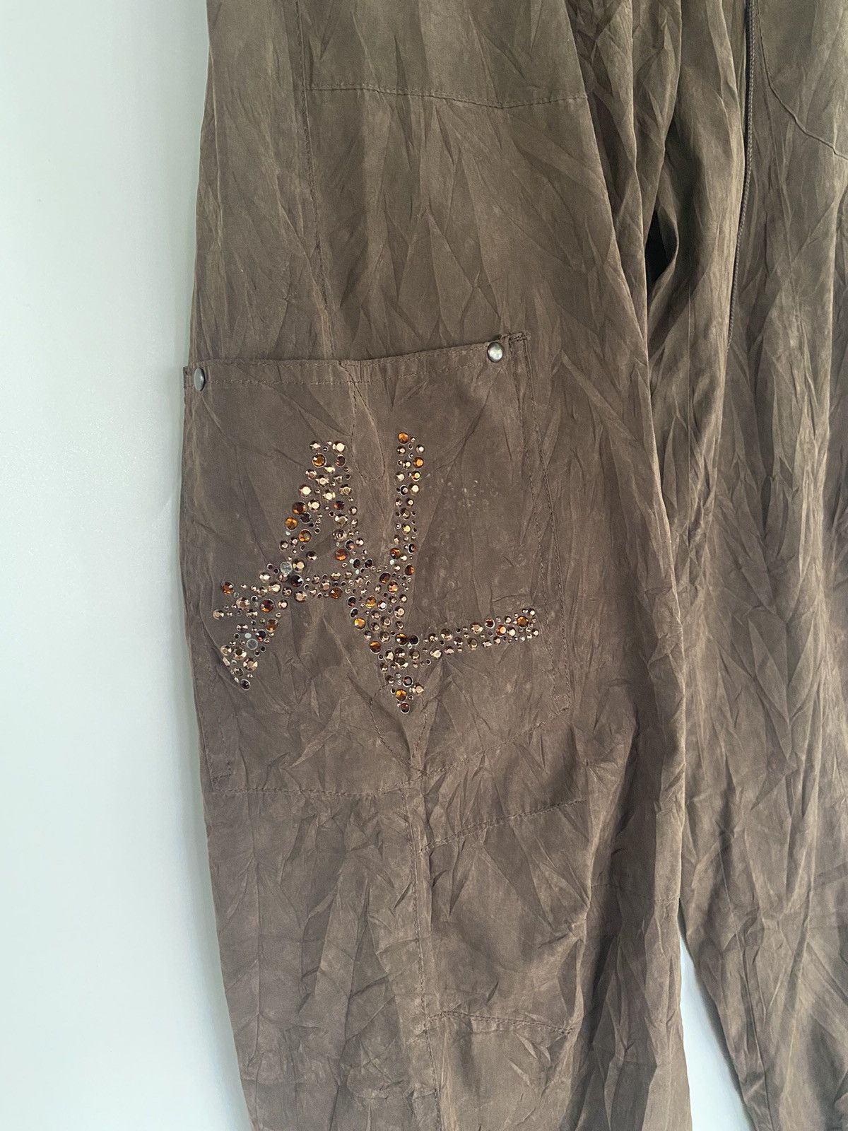 Japanese Brand Vintage Anni Luce VCG Brown Hip Hop Dancer Pants Size 30" / US 8 / IT 44 - 13 Thumbnail