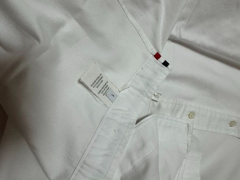 Thom Browne Thom Browne White long-sleeved shirt Size US S / EU 44-46 / 1 - 4 Thumbnail